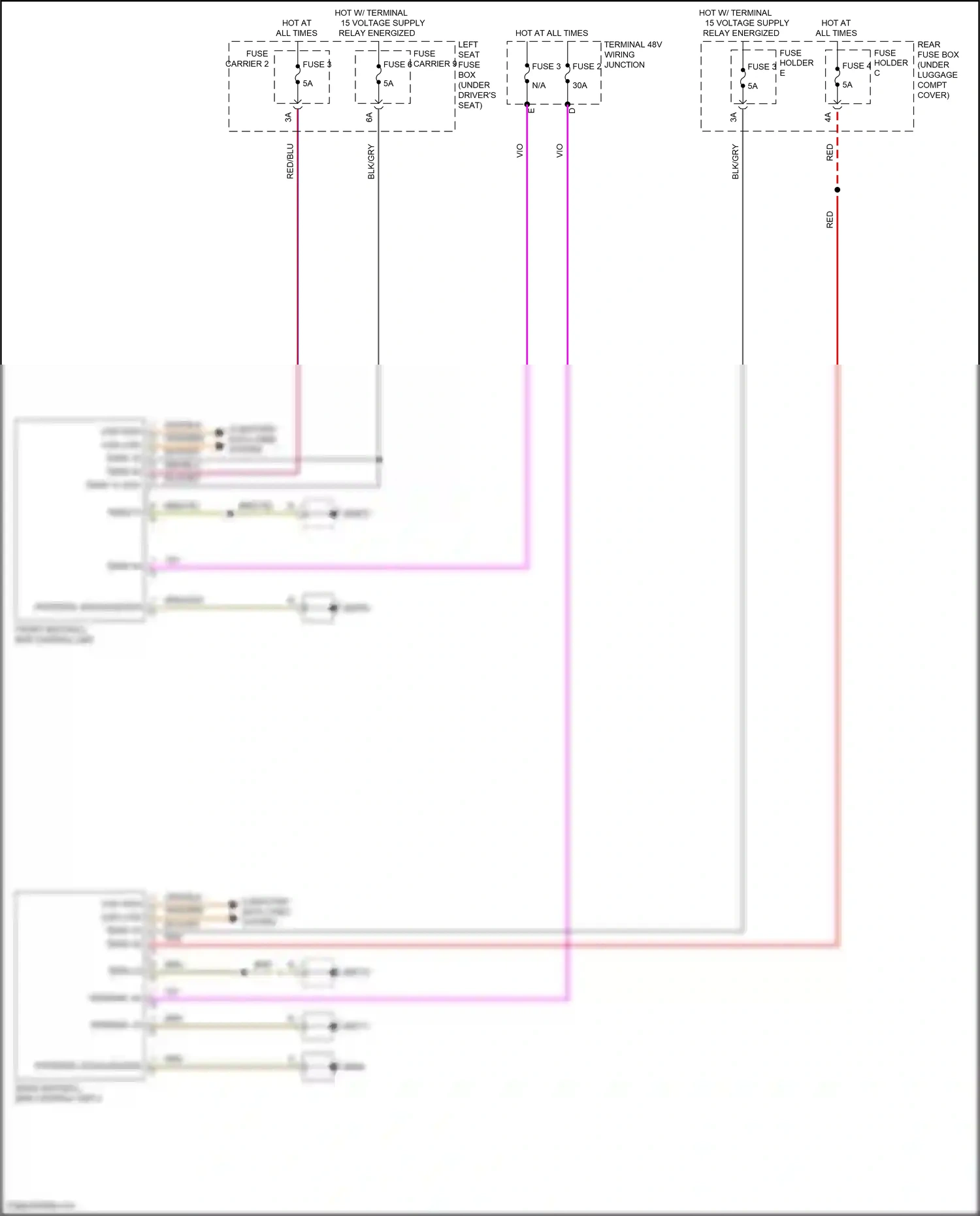 Wiring diagram computer data lines system for Porsche Panamera Turbo S 971 facelift (2020-2023) (98 of 138)
