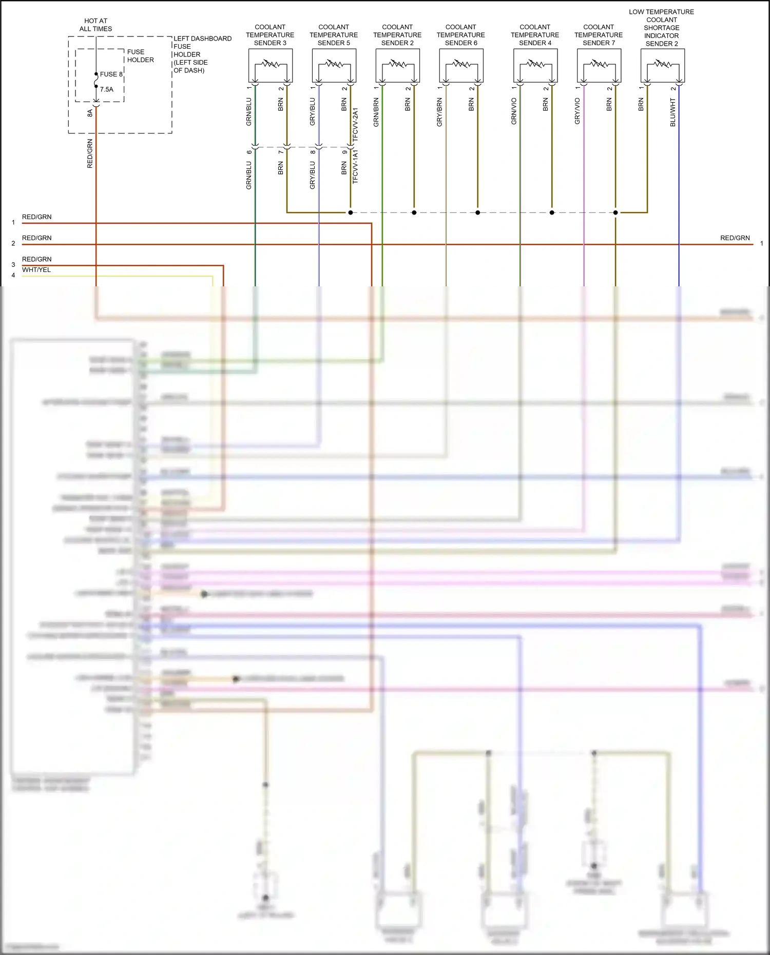 Wiring diagram computer data lines system for Porsche Panamera Turbo S 971 facelift (2020-2023) (93 of 138)