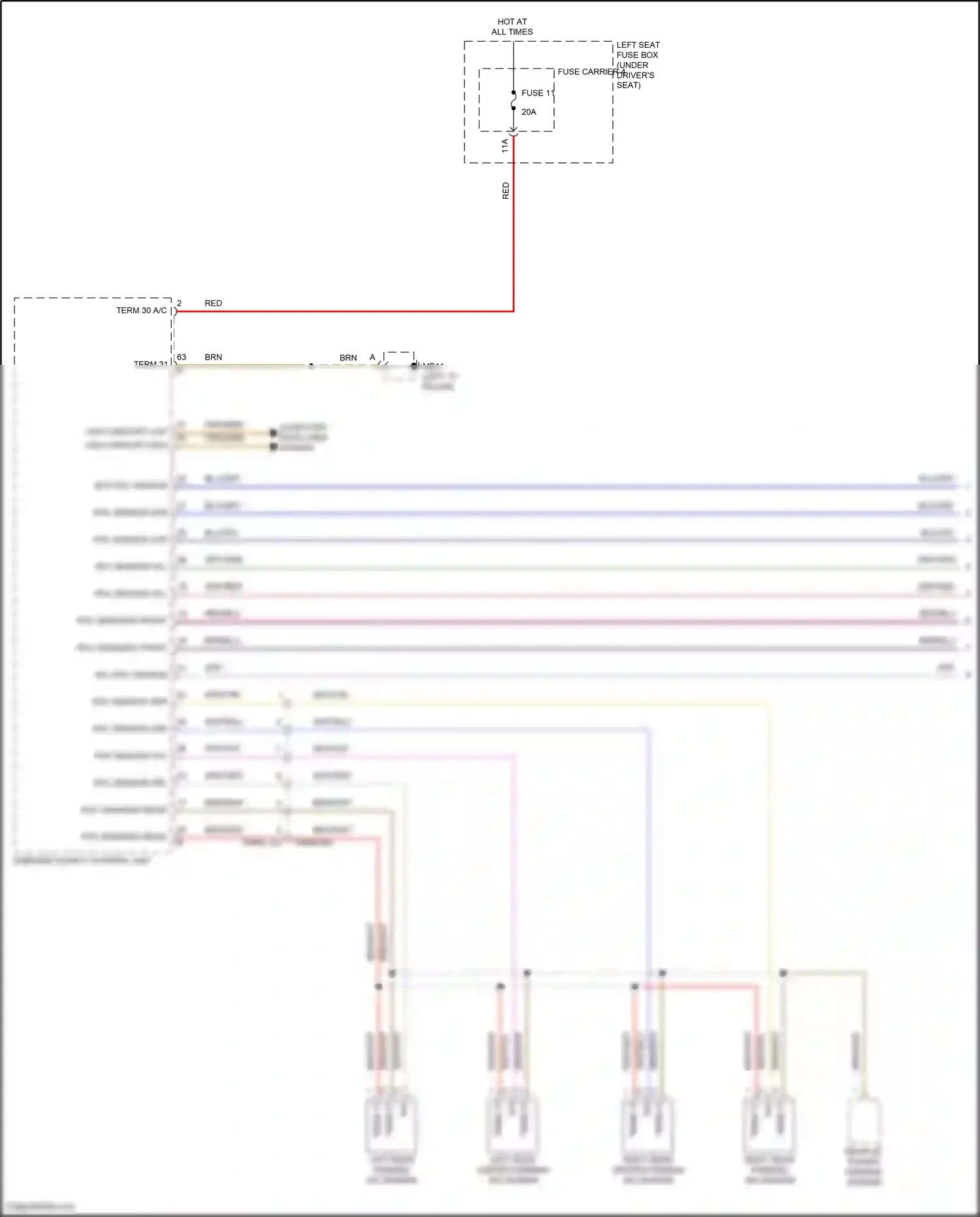 Wiring diagram computer data lines system for Porsche Panamera Turbo S 971 facelift (2020-2023) (8 of 138)