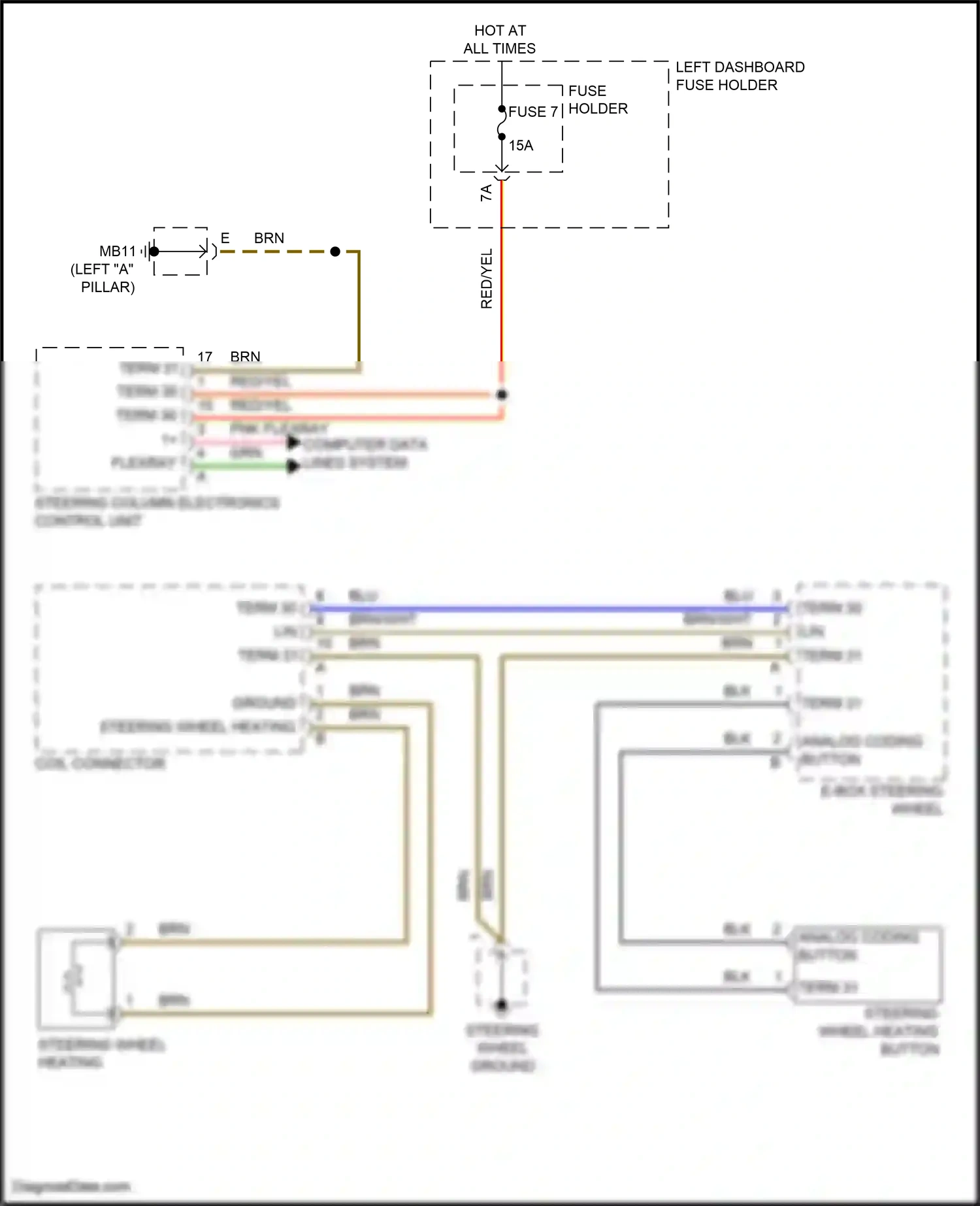 Wiring diagram computer data lines system for Porsche Panamera Turbo S 971 facelift (2020-2023) (62 of 138)