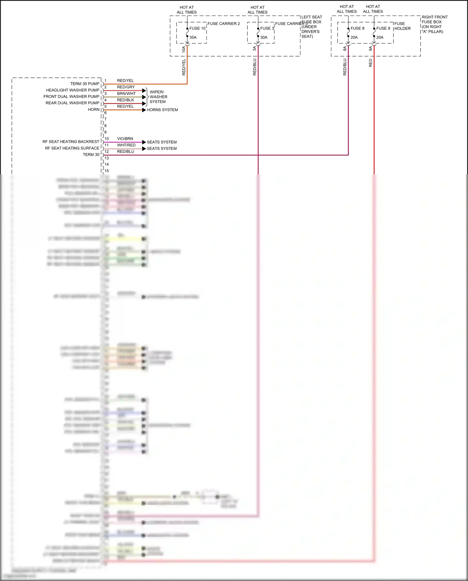 Wiring diagram computer data lines system for Porsche Panamera Turbo S 971 facelift (2020-2023) (96 of 138)
