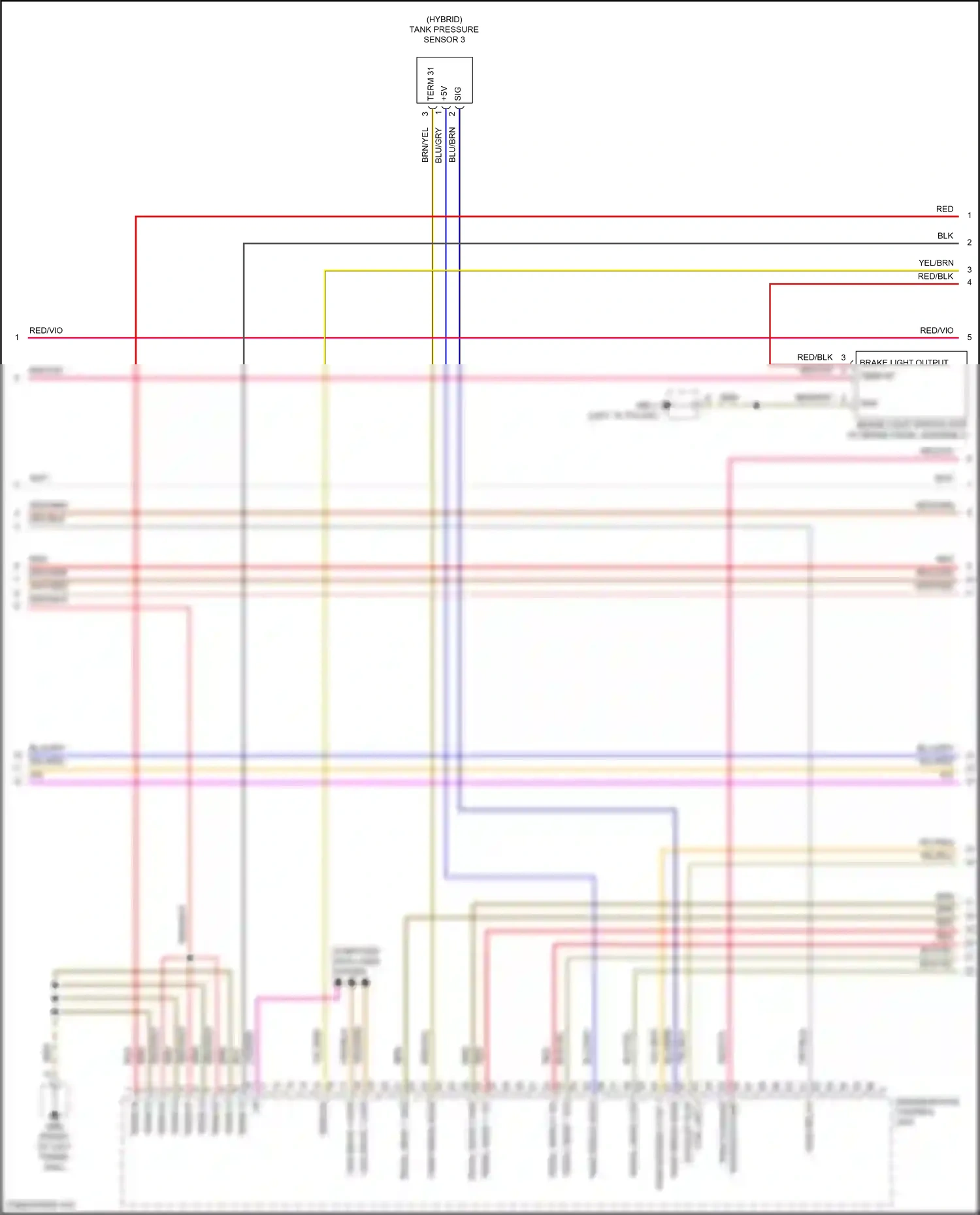 Wiring diagram computer data lines system for Porsche Panamera Turbo S 971 facelift (2020-2023) (121 of 138)