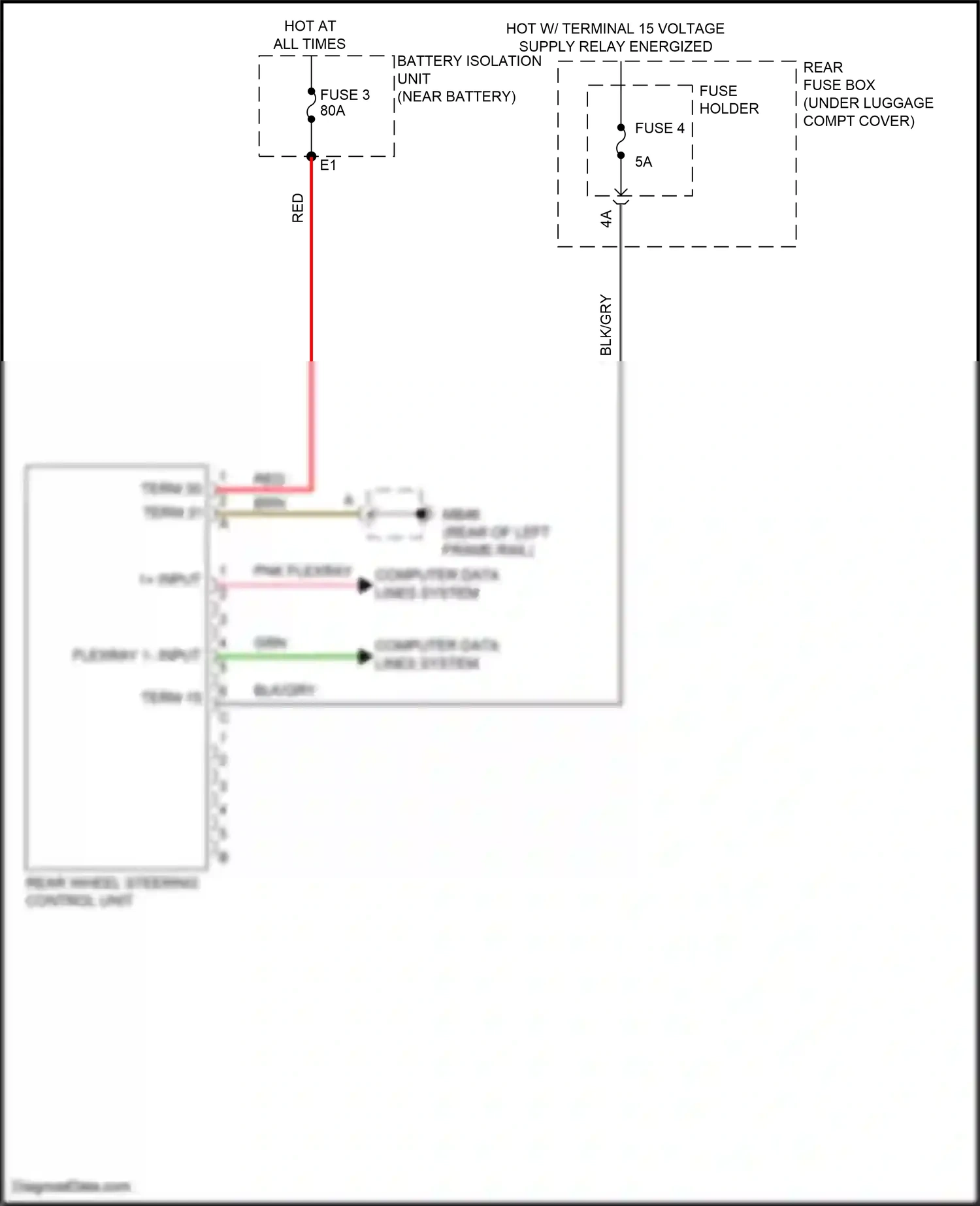 Wiring diagram computer data lines system for Porsche Panamera Turbo S 971 facelift (2020-2023) (106 of 138)
