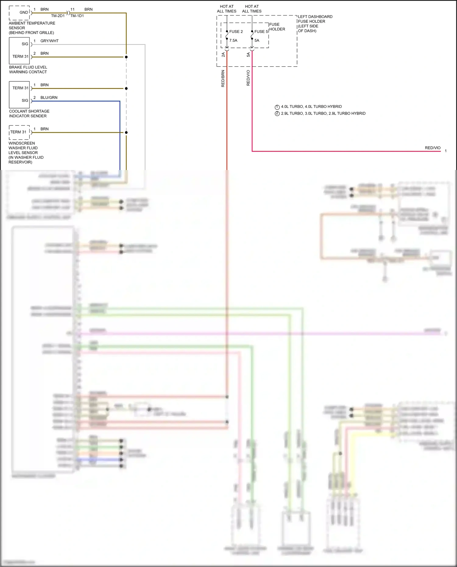 Wiring diagram computer data lines system for Porsche Panamera Turbo S 971 facelift (2020-2023) (76 of 138)