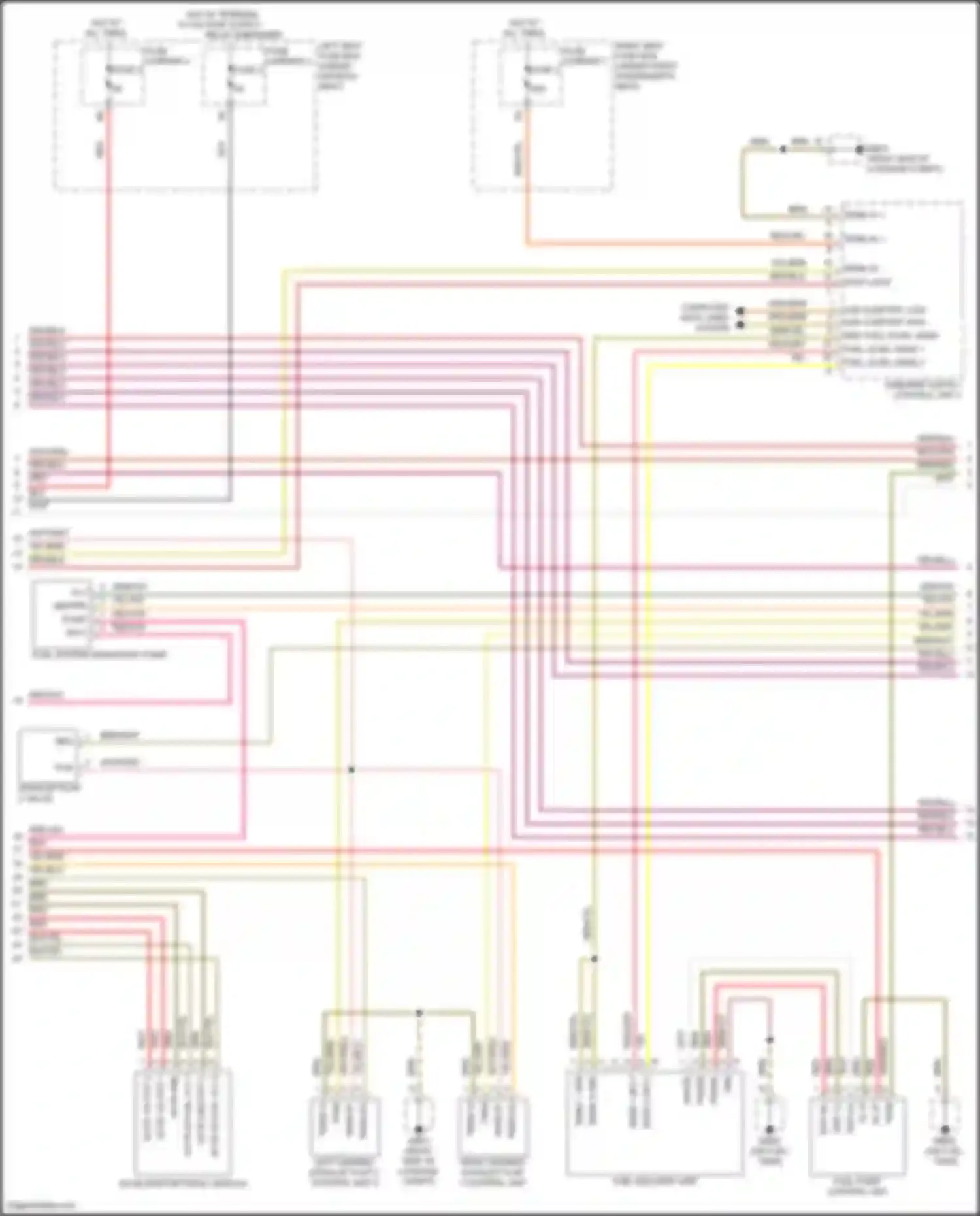 Panamera Turbo Porsche 971 (2016-2020): Wiring diagram engine performance 4.0l turbo (7 of 9)