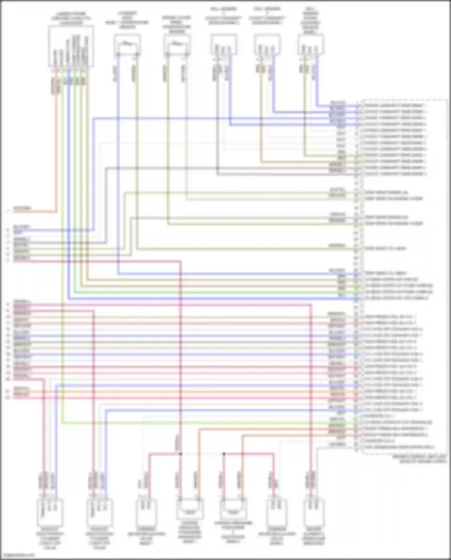 Panamera Turbo Porsche 971 (2016-2020): Wiring diagram engine performance 4.0l twin turbo hybrid, engine controls circuit (9 of 9)