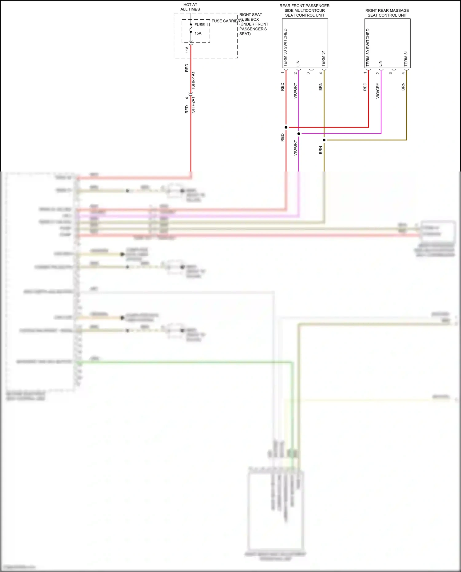 Wiring diagram computer data lines system for Porsche Panamera Turbo 971 (2016-2020) (41 of 136)