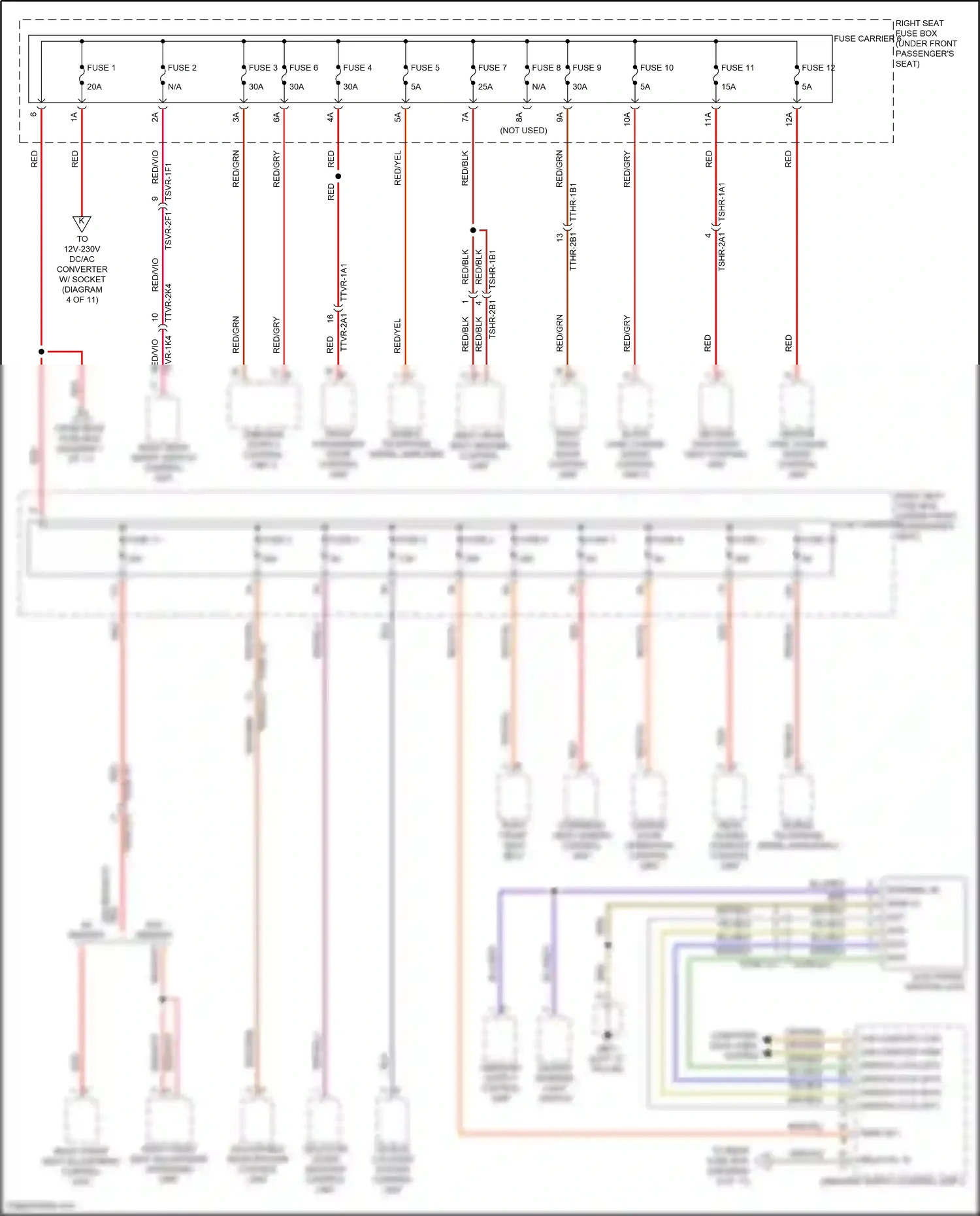 Wiring diagram computer data lines system for Porsche Panamera Turbo 971 (2016-2020) (27 of 136)