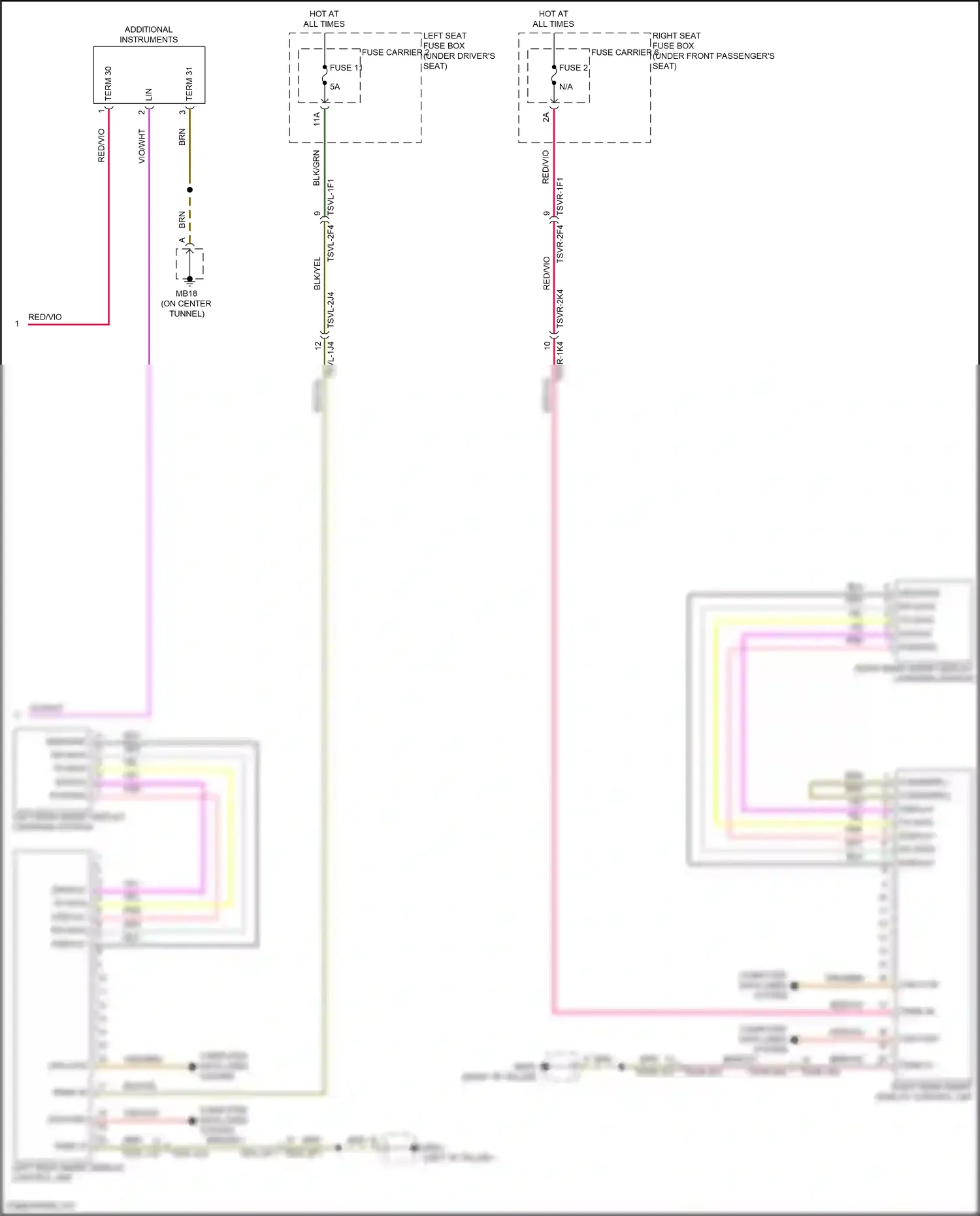 Wiring diagram computer data lines system for Porsche Panamera Turbo 971 (2016-2020) (75 of 136)
