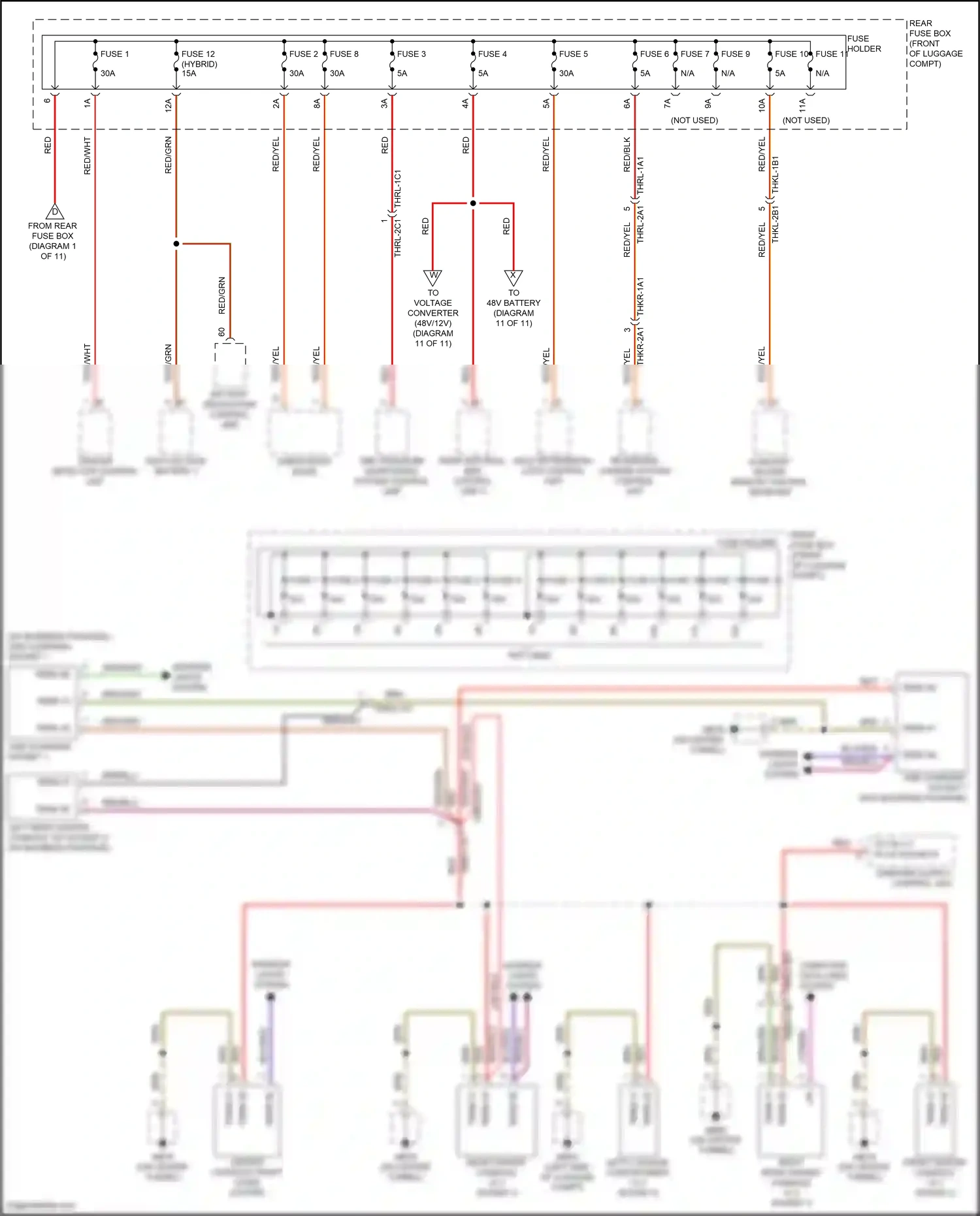 Wiring diagram computer data lines system for Porsche Panamera Turbo 971 (2016-2020) (29 of 136)