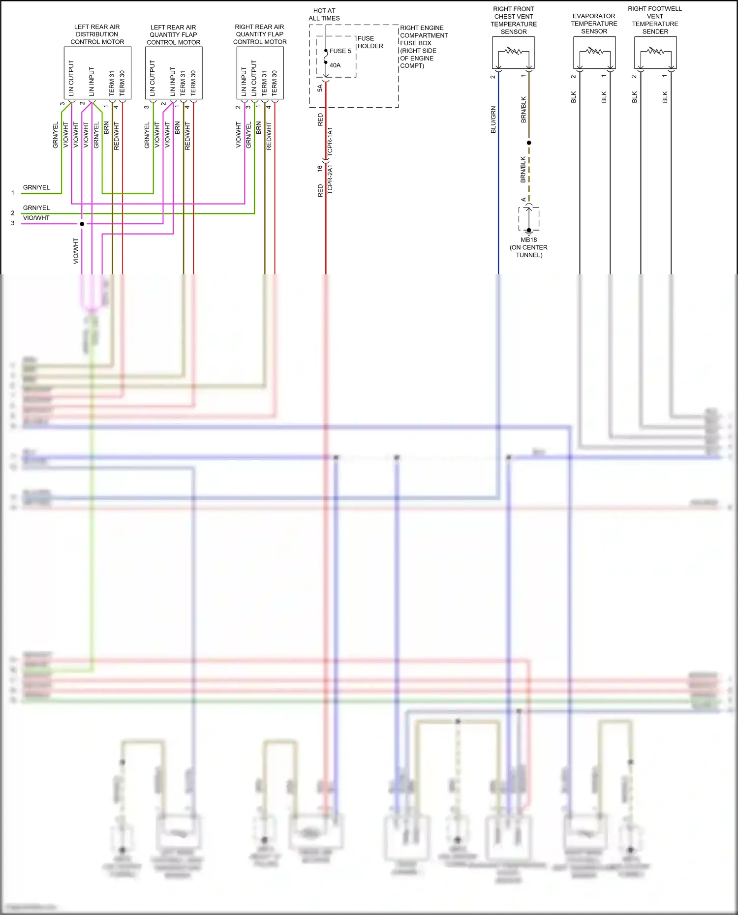 Wiring diagram lin input for Porsche Panamera Turbo 971 (2016-2020) (4 of 9)