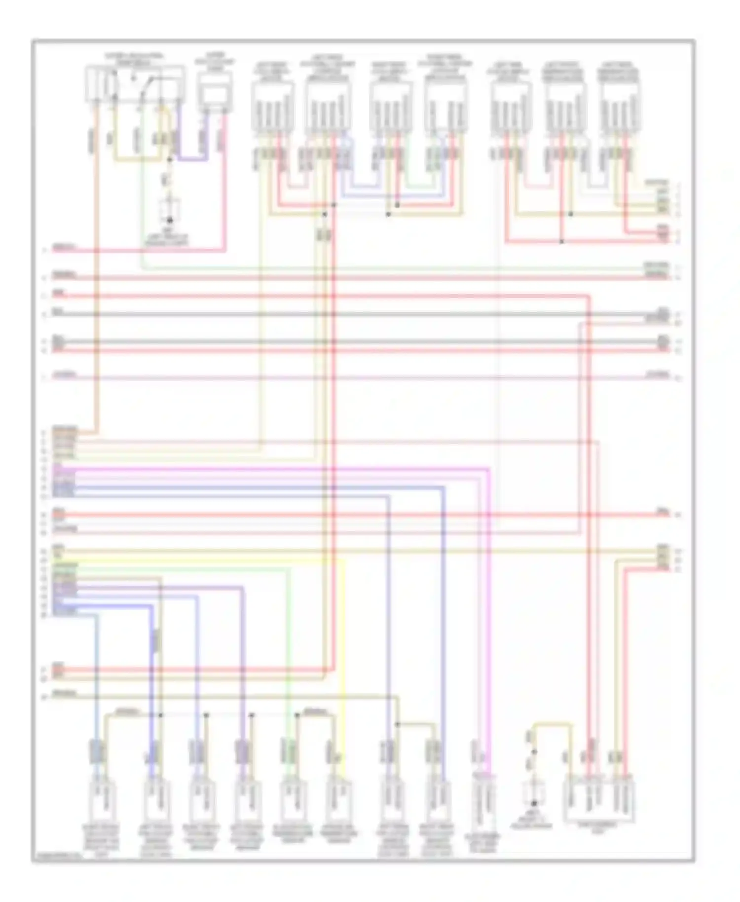 Panamera Porsche 970 (2009-2013): Automatic a/c circuit (2 of 4)