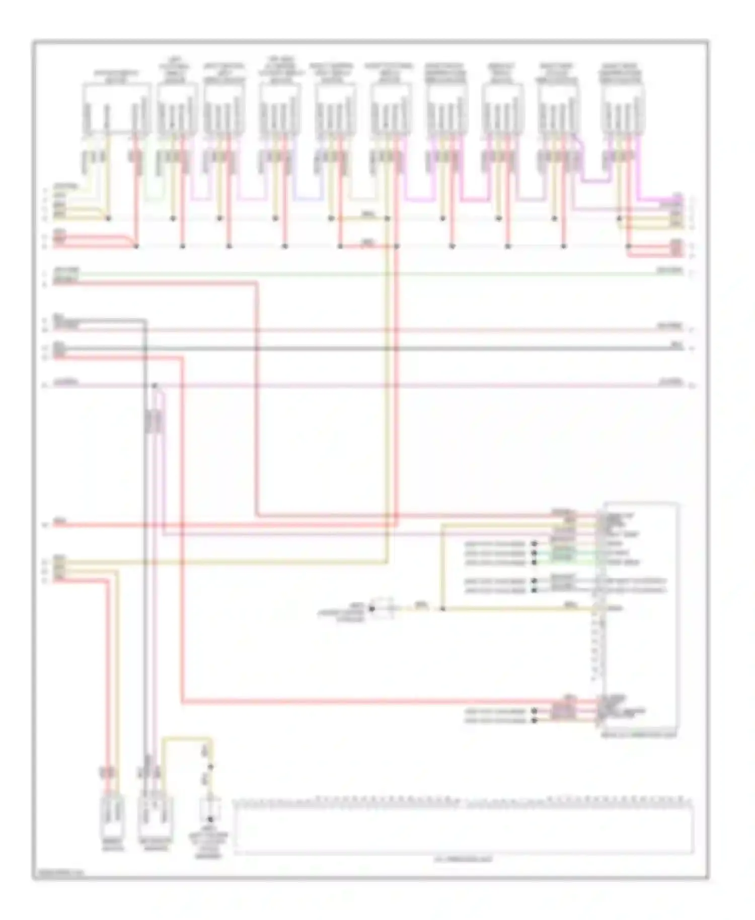 Panamera Porsche 970 (2009-2013): Automatic a/c circuit (3 of 4)