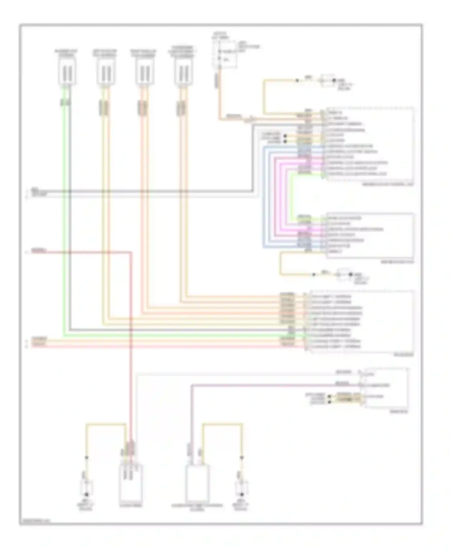 Panamera Porsche 970 (2009-2013): Anti-theft circuit (3 of 3)