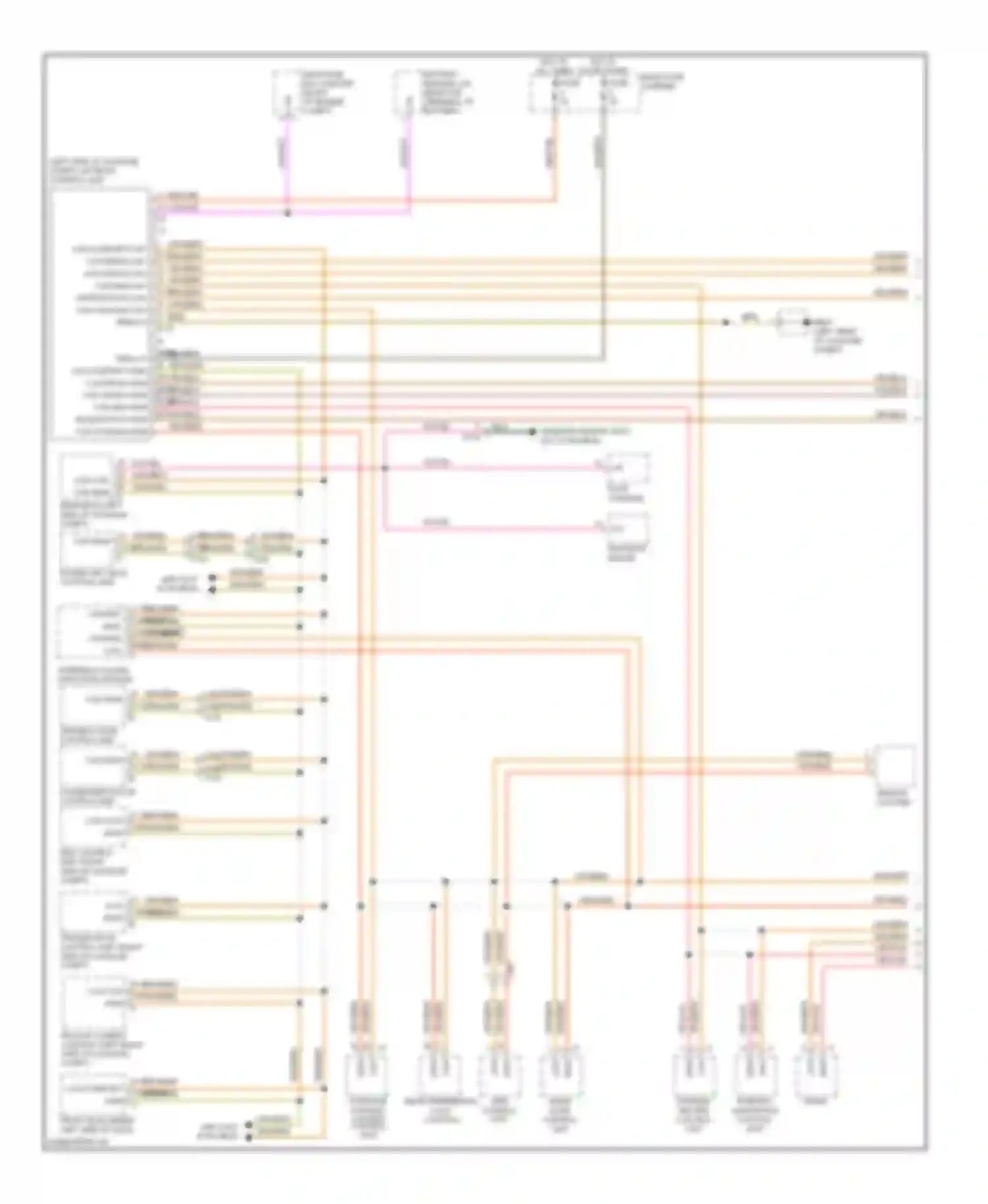 Panamera Porsche 970 (2009-2013): Computer data lines circuit (1 of 2)