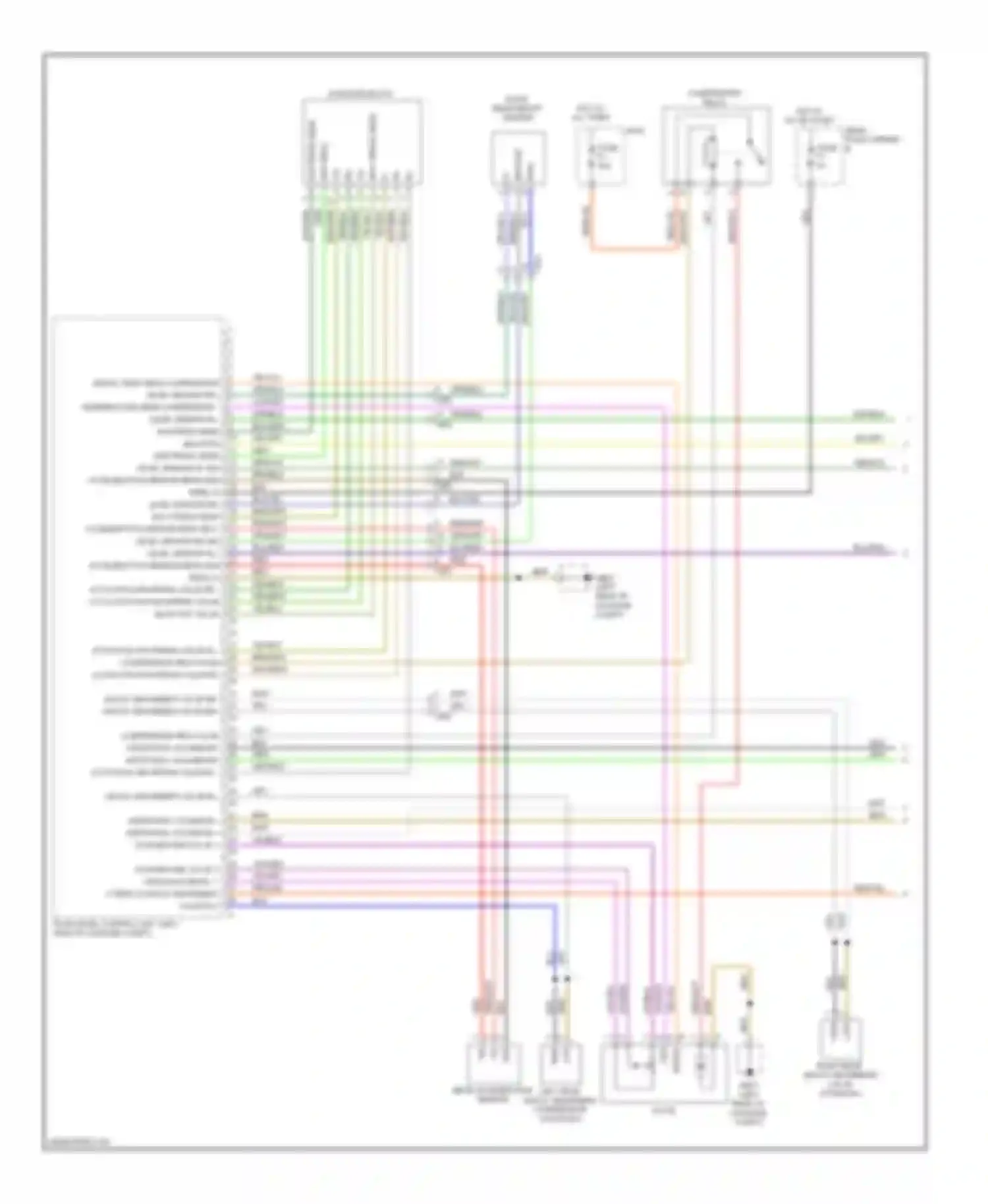 Panamera Porsche 970 (2009-2013): Electronic level control circuit (1 of 2)