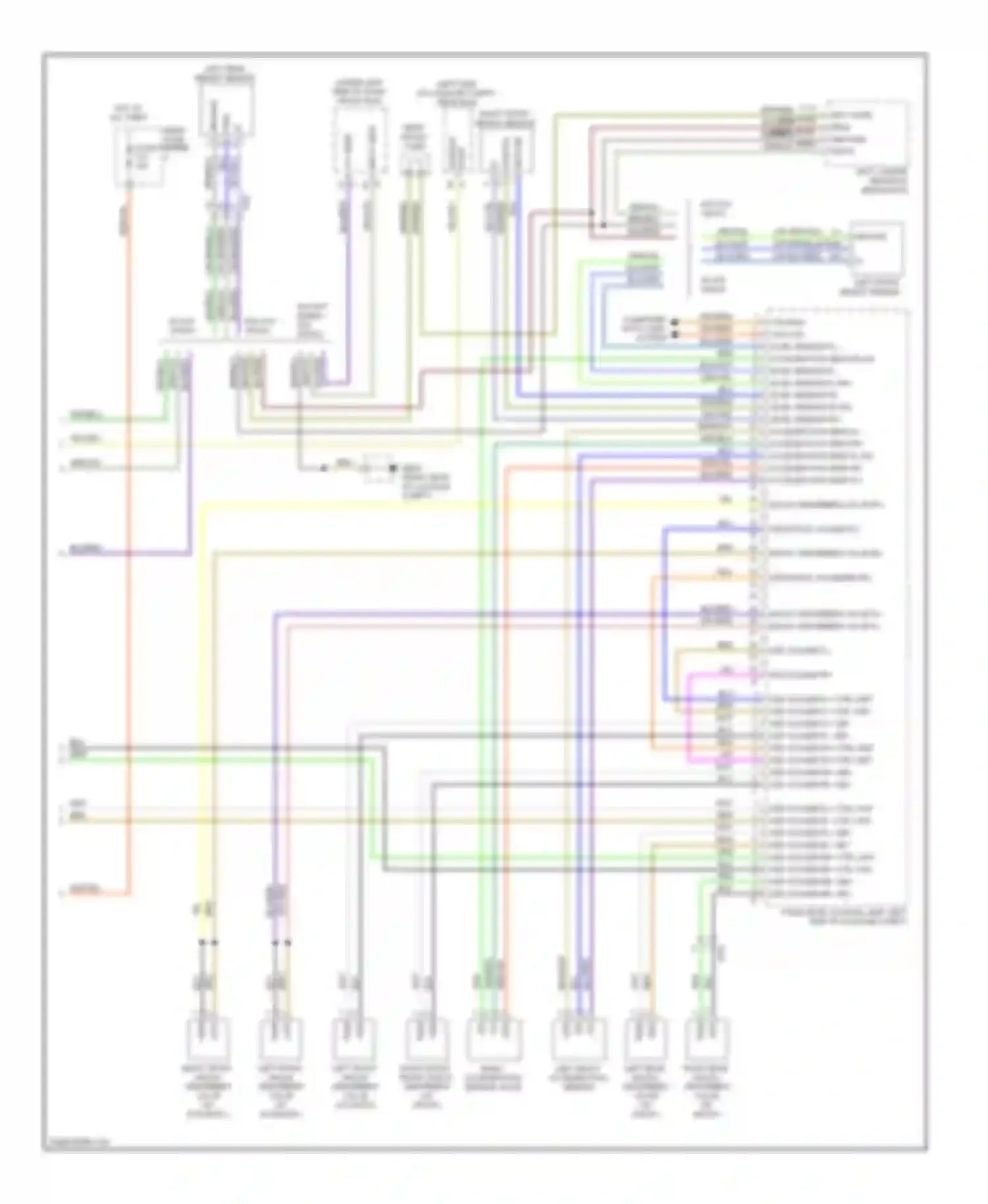 Panamera Porsche 970 (2009-2013): Electronic level control circuit (2 of 2)
