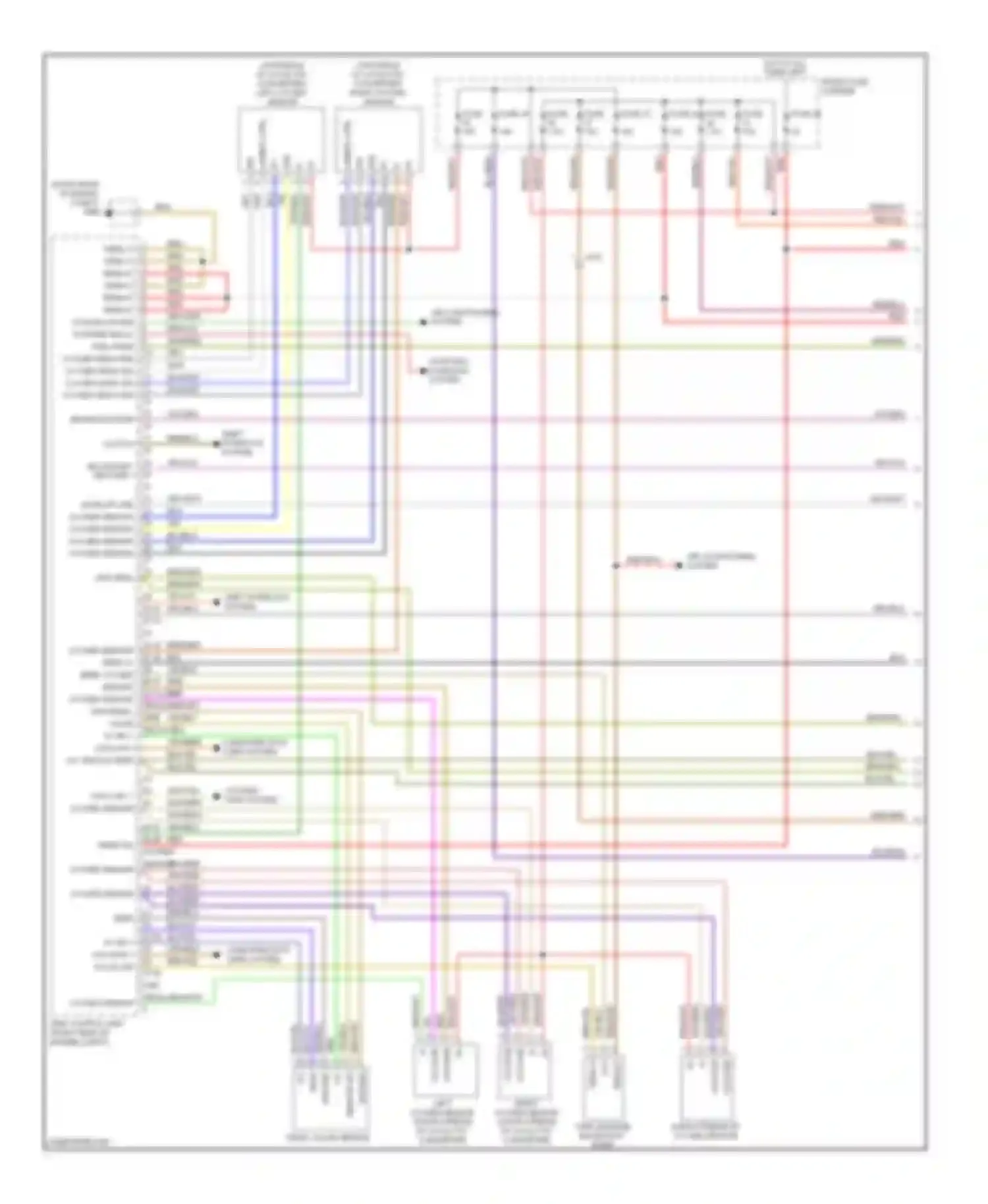 Panamera Porsche 970 (2009-2013): Wiring diagram engine performance 3.6l (1 of 5)