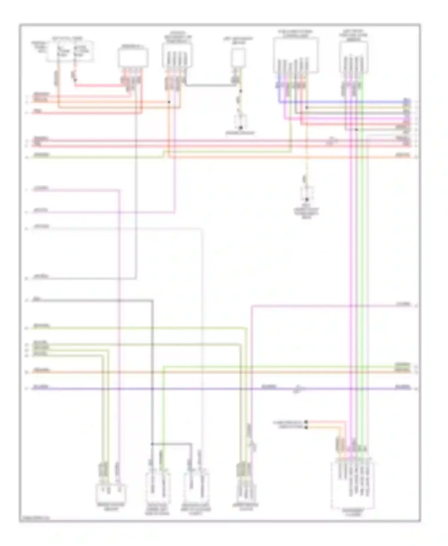 Panamera Porsche 970 (2009-2013): Wiring diagram engine performance 3.6l (2 of 5)