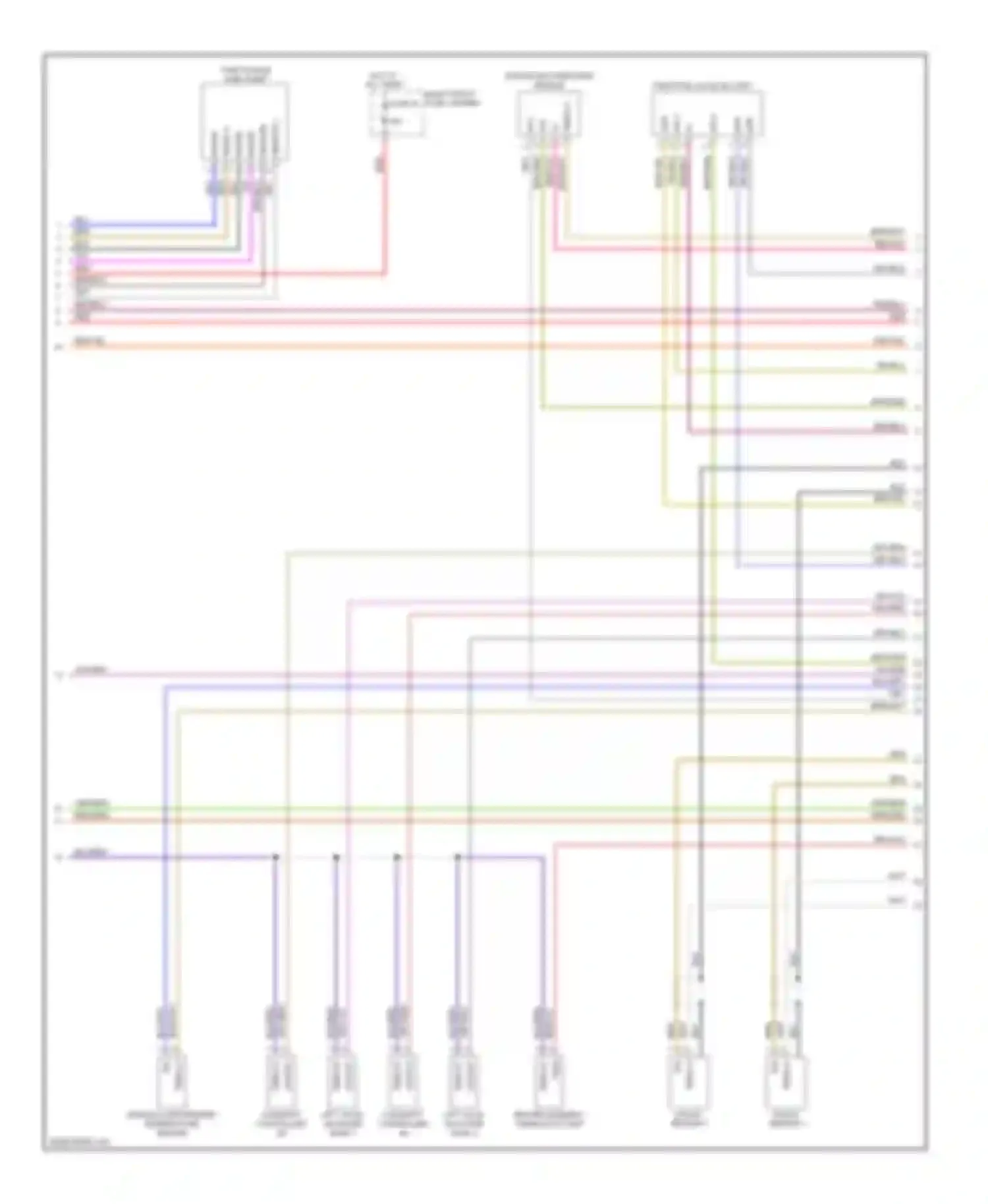 Panamera Porsche 970 (2009-2013): Wiring diagram engine performance 3.6l (3 of 5)