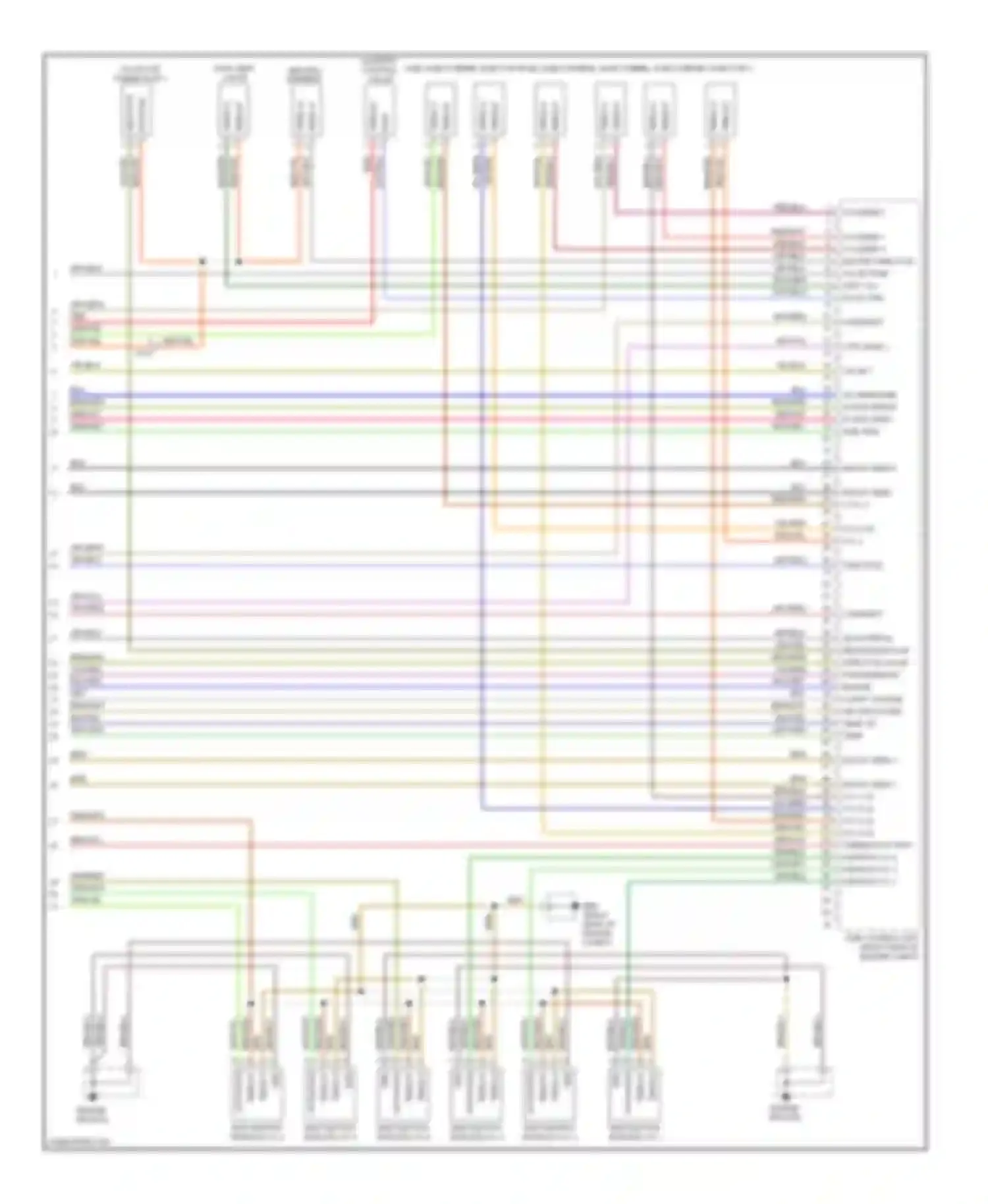 Panamera Porsche 970 (2009-2013): Wiring diagram engine performance 3.6l (5 of 5)