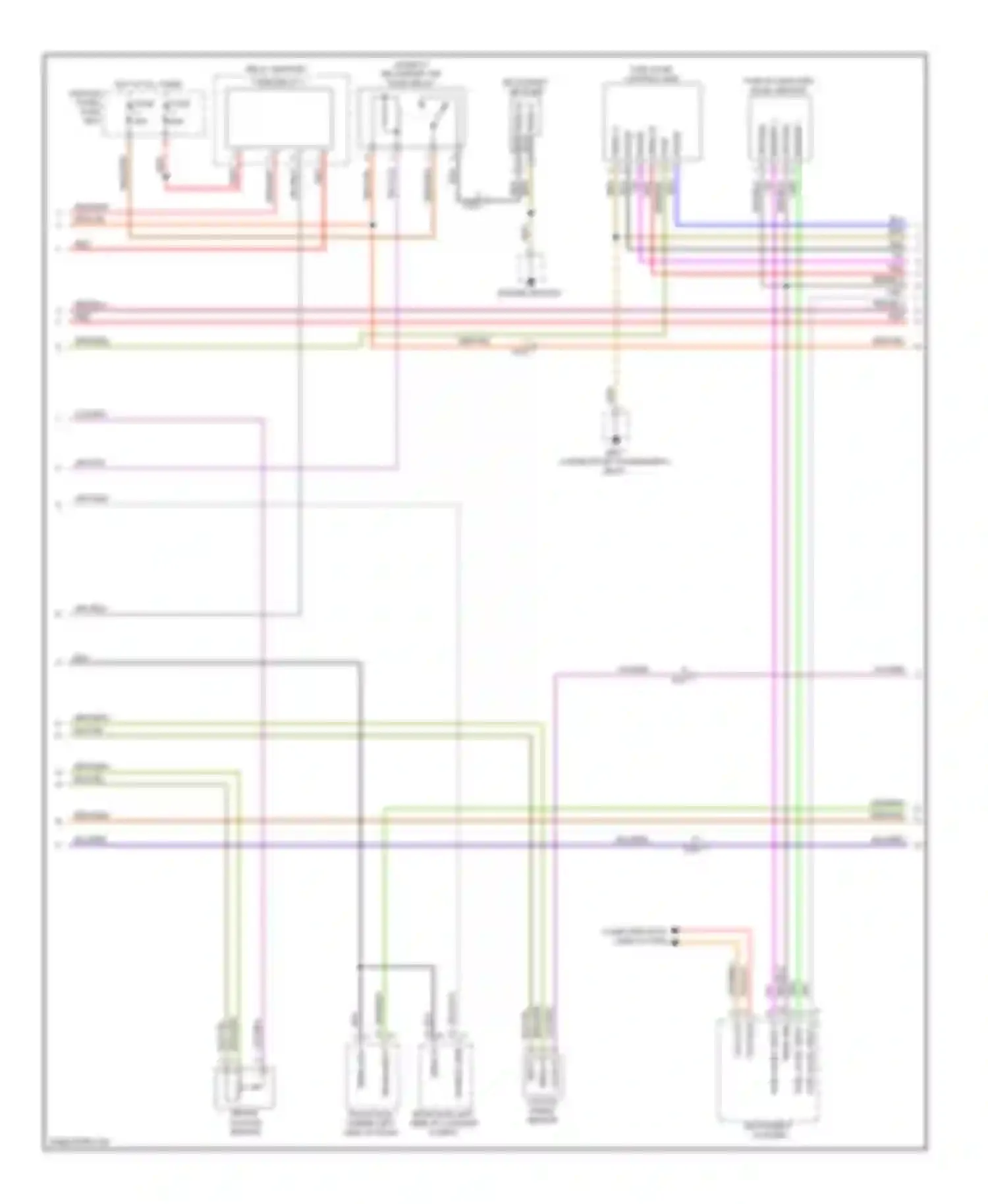Panamera Porsche 970 (2009-2013): Wiring diagram engine performance 4.8l twin turbo (2 of 5)