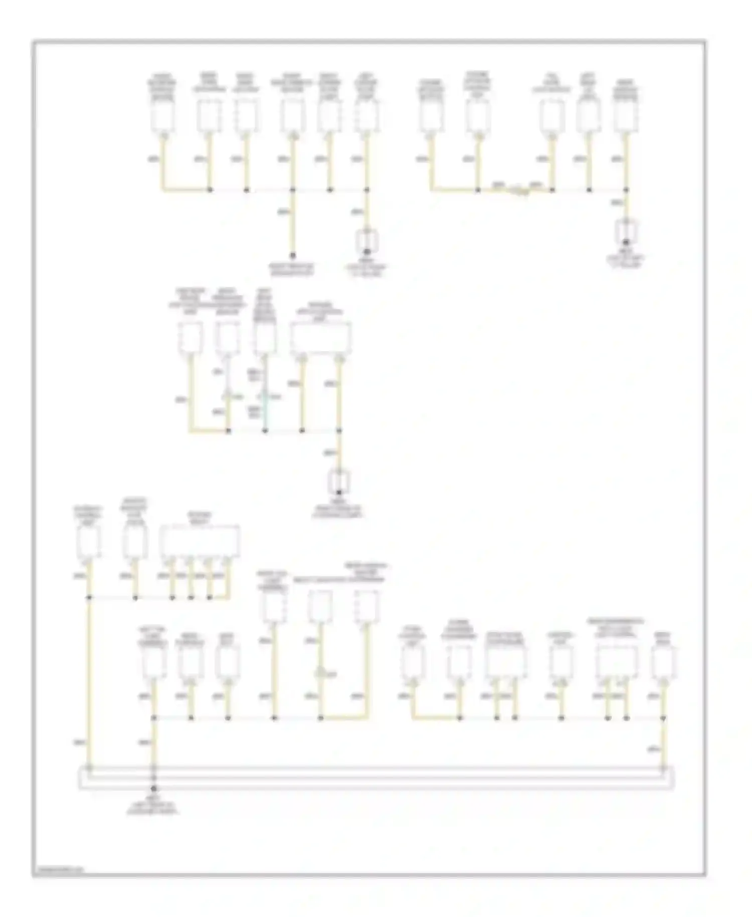 Panamera Porsche 970 (2009-2013): Ground distribution circuit (5 of 5)