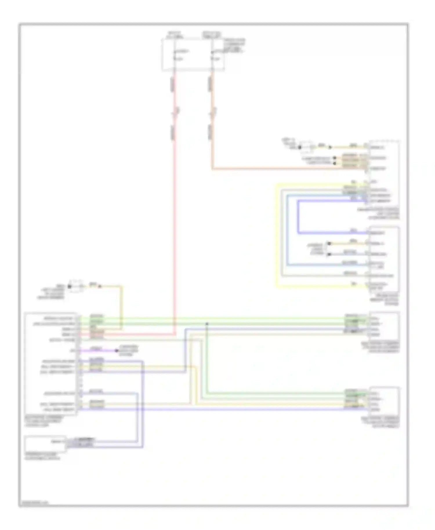 Panamera Porsche 970 (2009-2013): Steering column memory circuit
