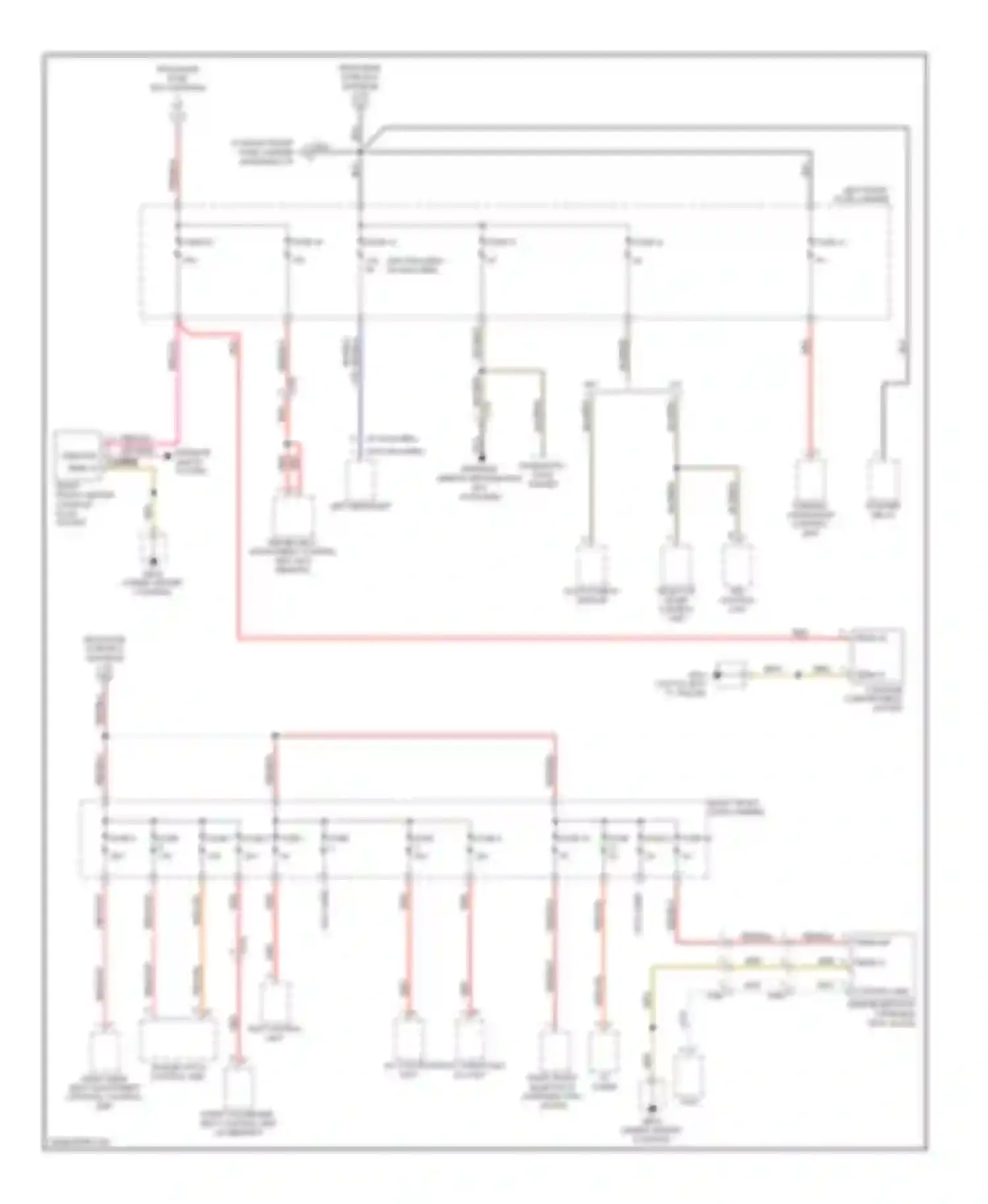Panamera Porsche 970 (2009-2013): Power distribution circuit (4 of 6)