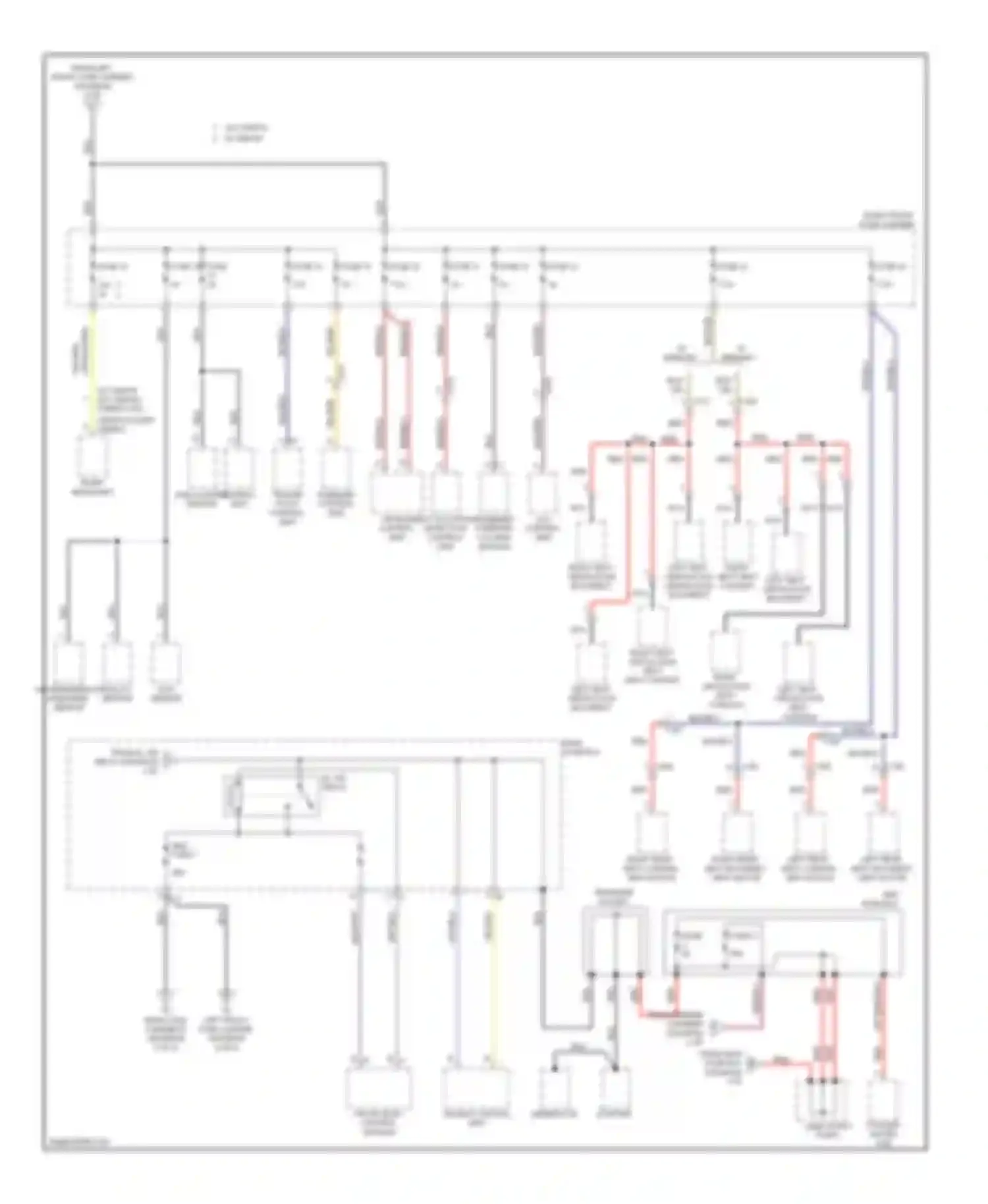 Panamera Porsche 970 (2009-2013): Power distribution circuit (6 of 6)