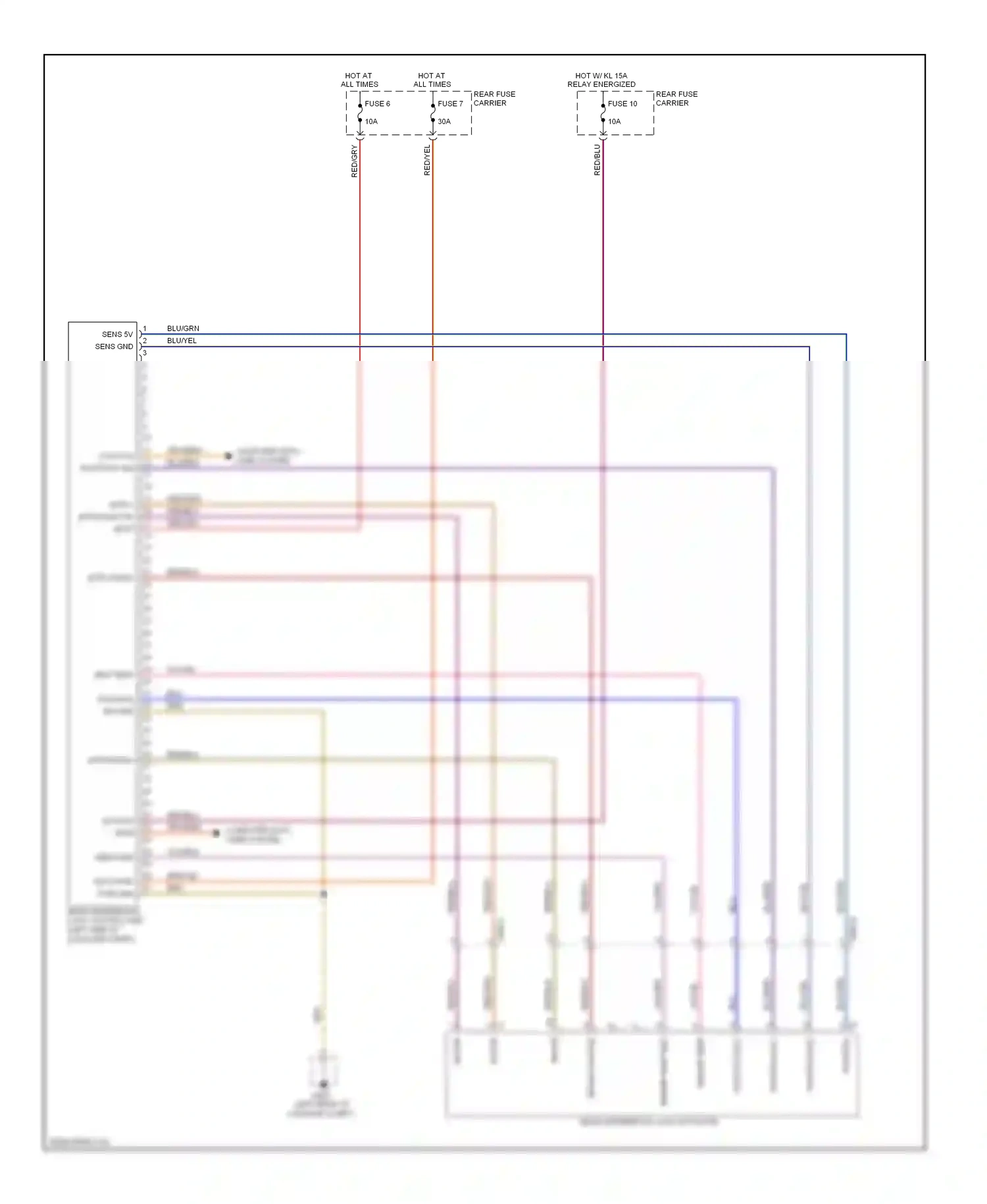 Porsche Panamera 970 (2009-2013) computer data lines system wiring diagram  (63 of 65)