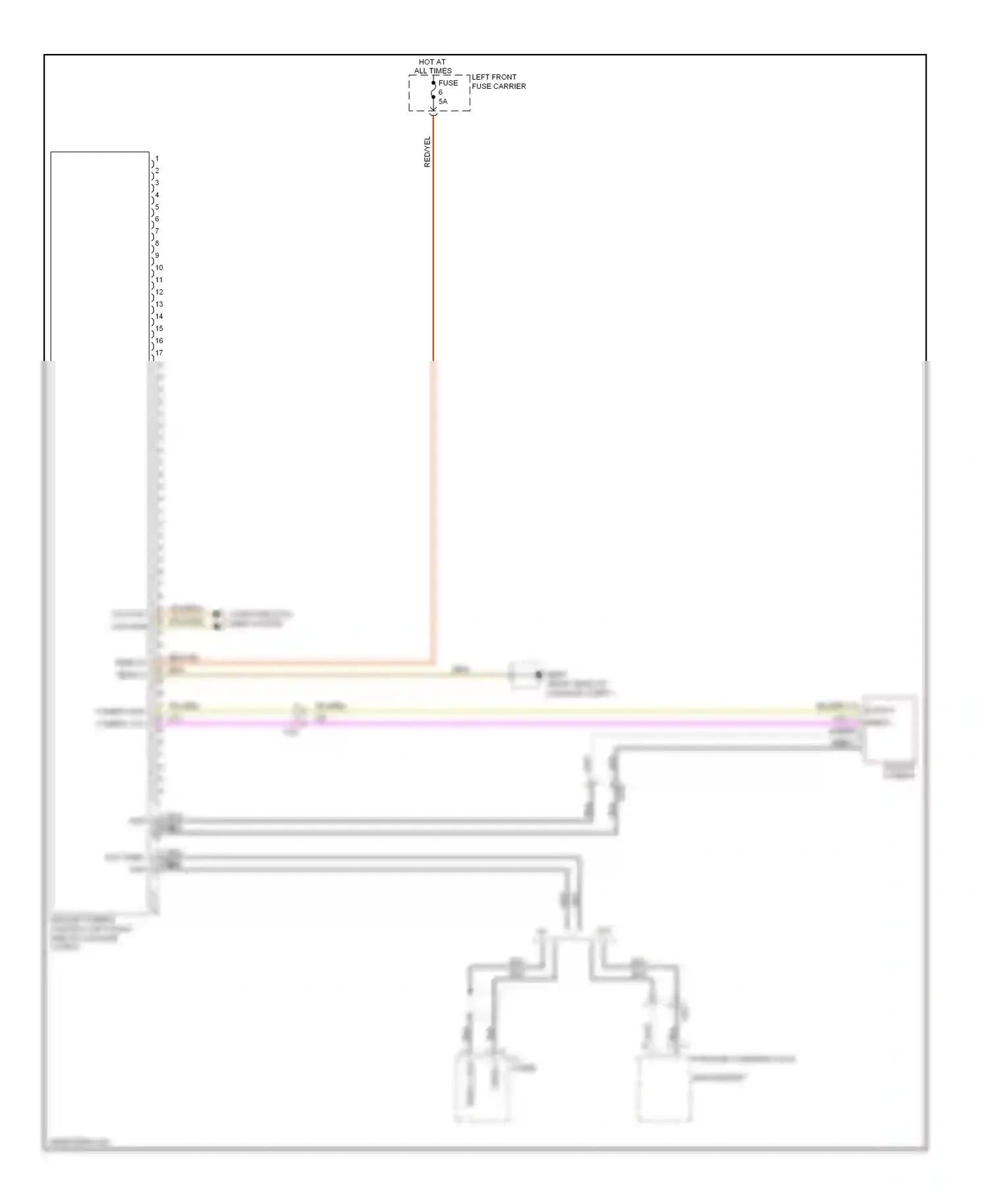 Porsche Panamera 970 (2009-2013) computer data lines system wiring diagram  (49 of 65)
