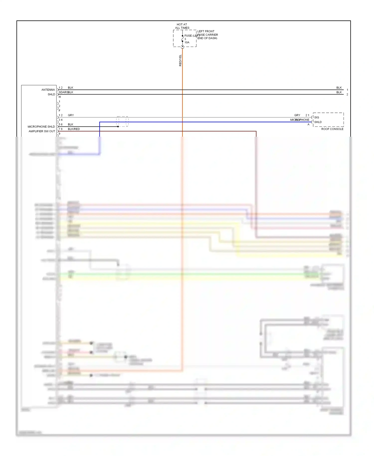Porsche Panamera 970 (2009-2013) computer data lines system wiring diagram  (41 of 65)