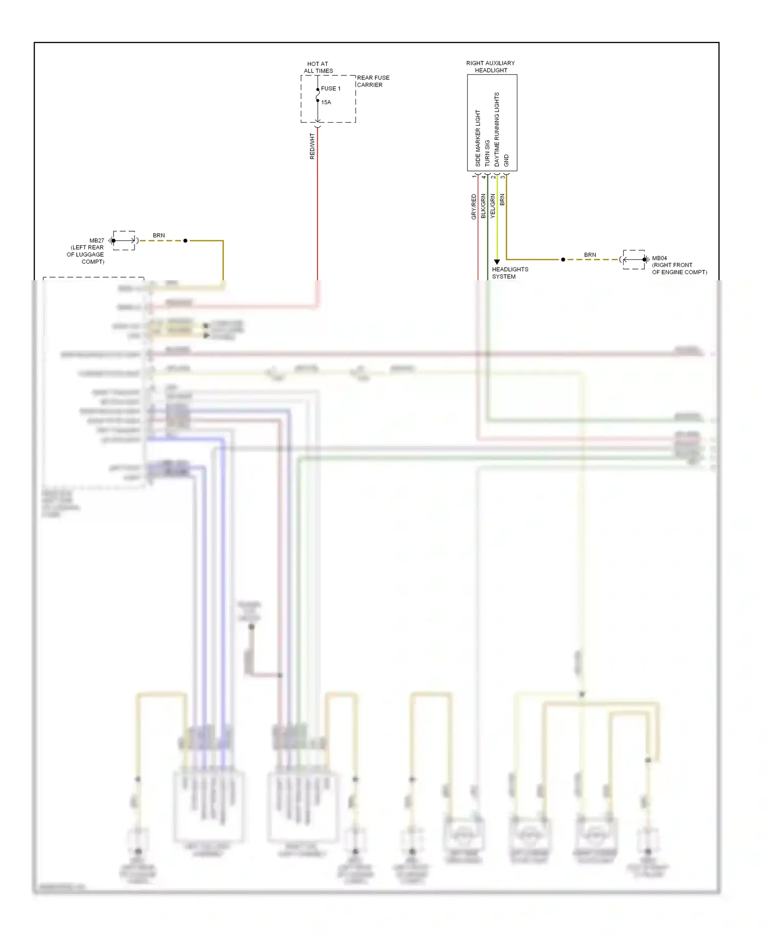 Porsche Panamera 970 (2009-2013) computer data lines system wiring diagram  (22 of 65)