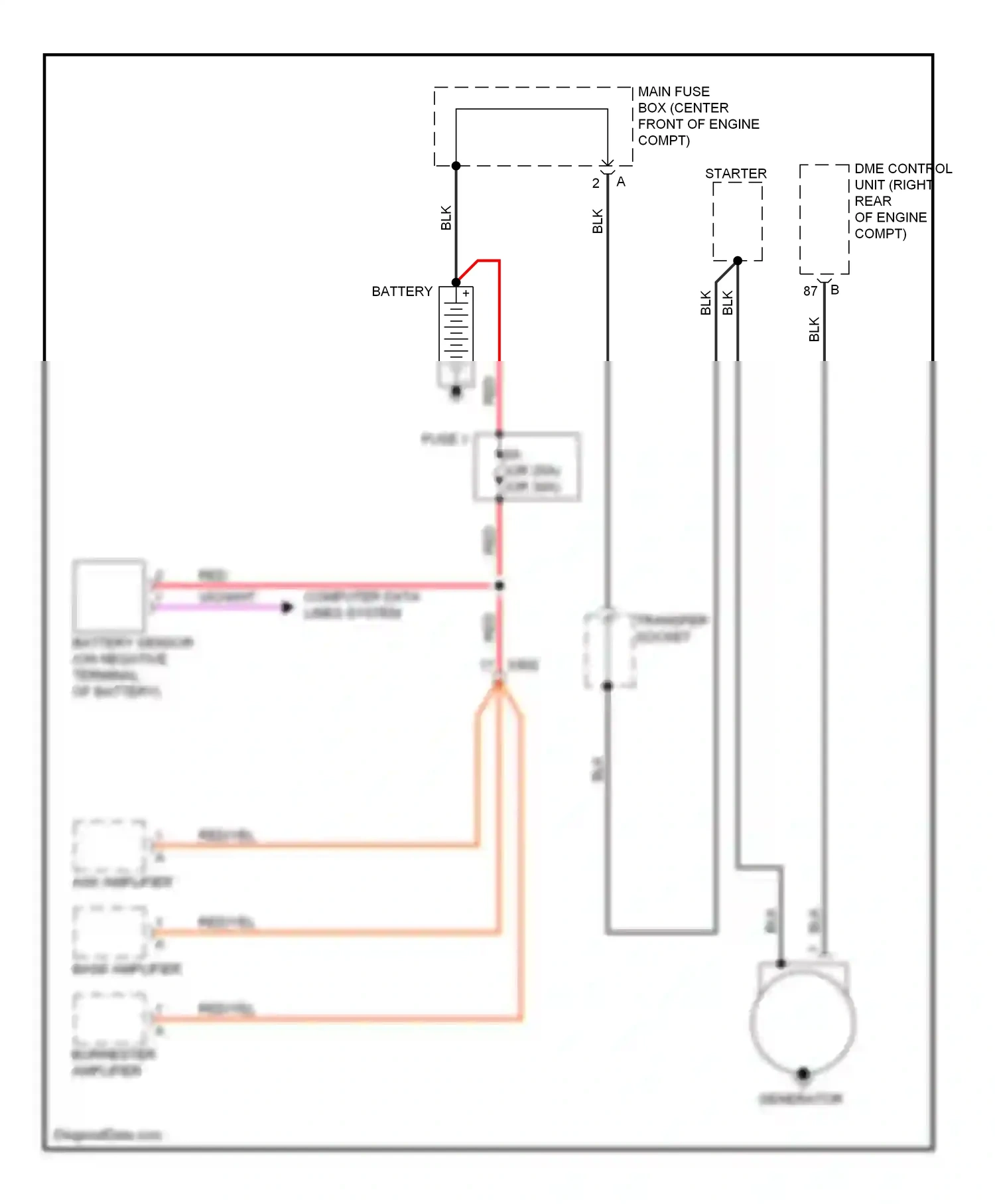 Porsche Panamera 970 (2009-2013) computer data lines system wiring diagram  (52 of 65)