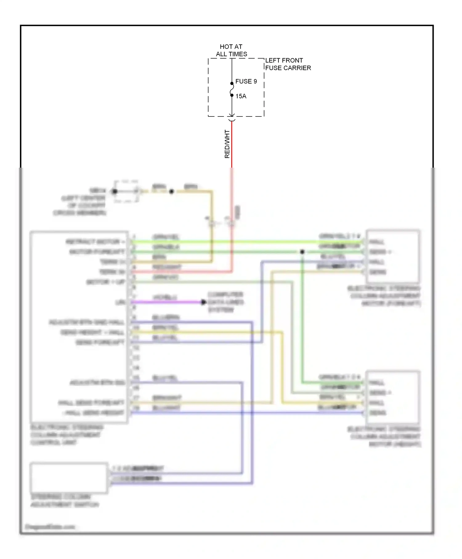 Porsche Panamera 970 (2009-2013) computer data lines system wiring diagram  (14 of 65)