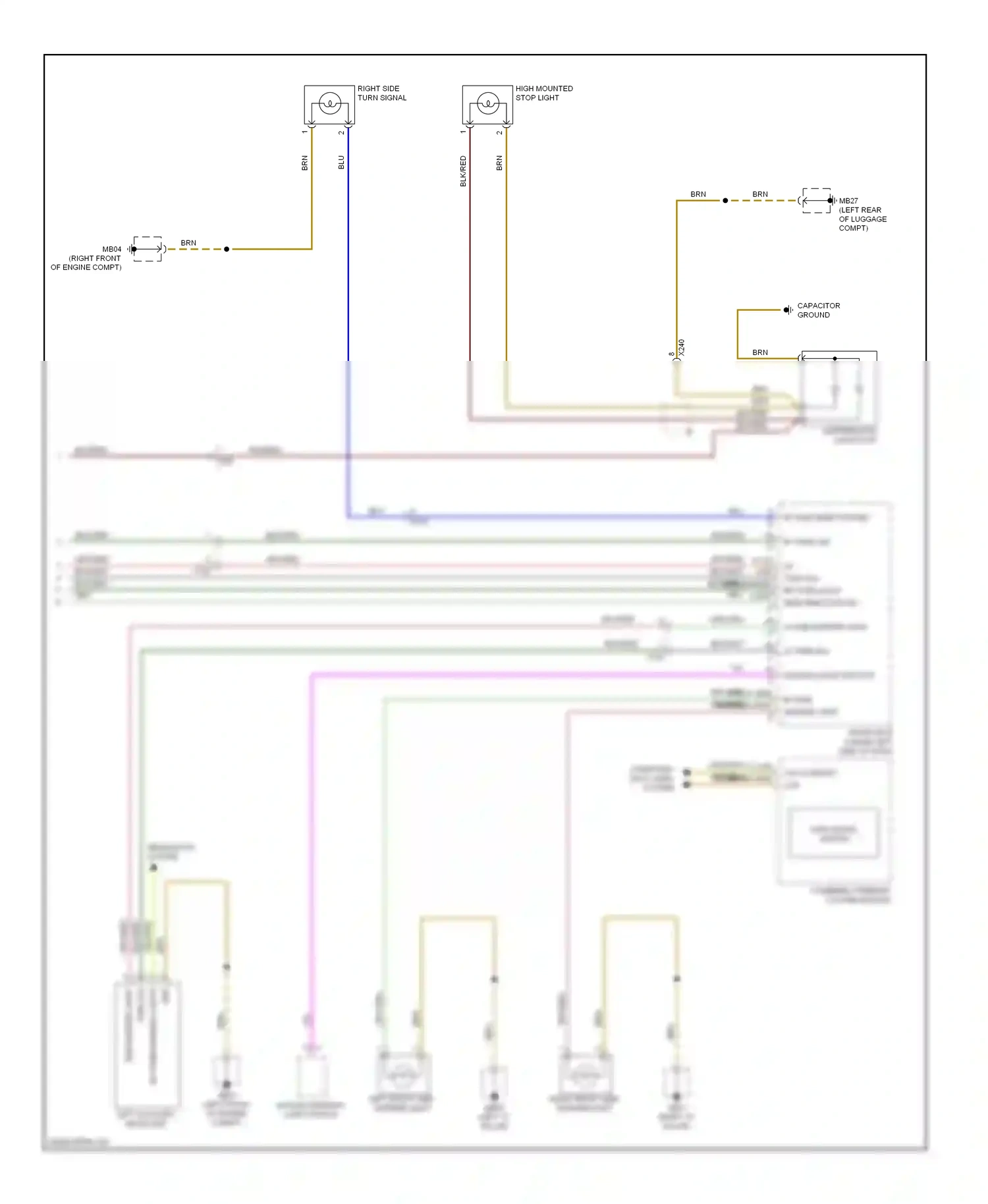Porsche Panamera 970 (2009-2013) computer data lines system wiring diagram  (23 of 65)