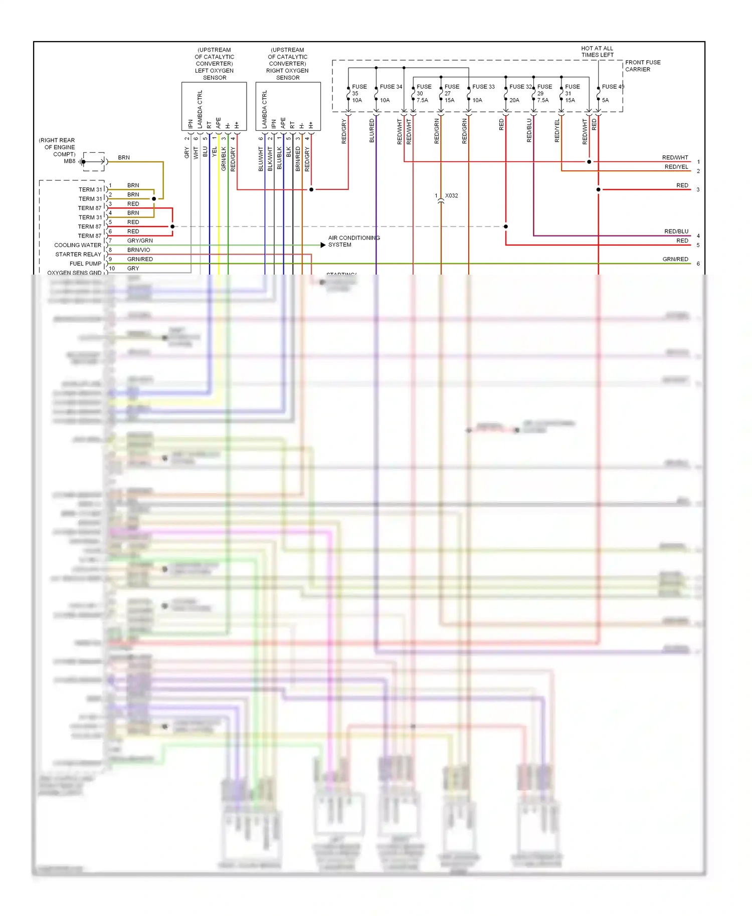 Porsche Panamera 970 (2009-2013) shift interlock system wiring diagram  (1 of 3)