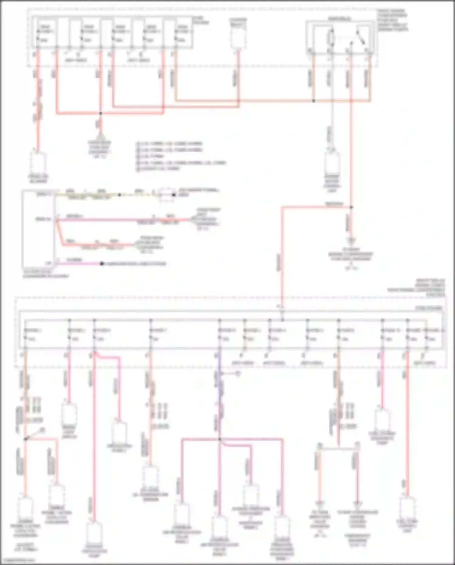 Panamera Porsche 971 facelift (2020-2023): Power distribution circuit (4 of 11)