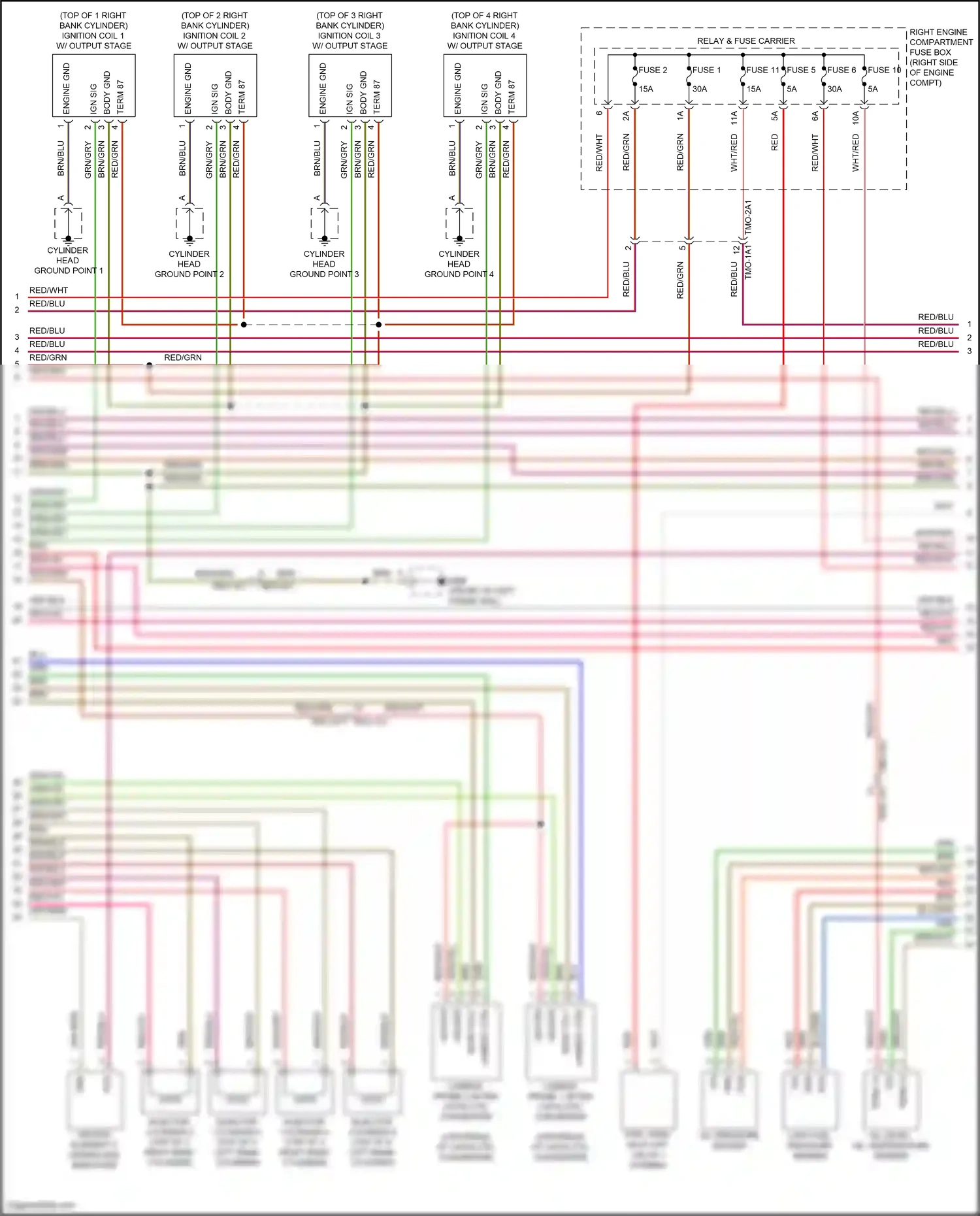Porsche Panamera 971 facelift (2020-2023) lambda ctrl wiring diagram  (8 of 12)