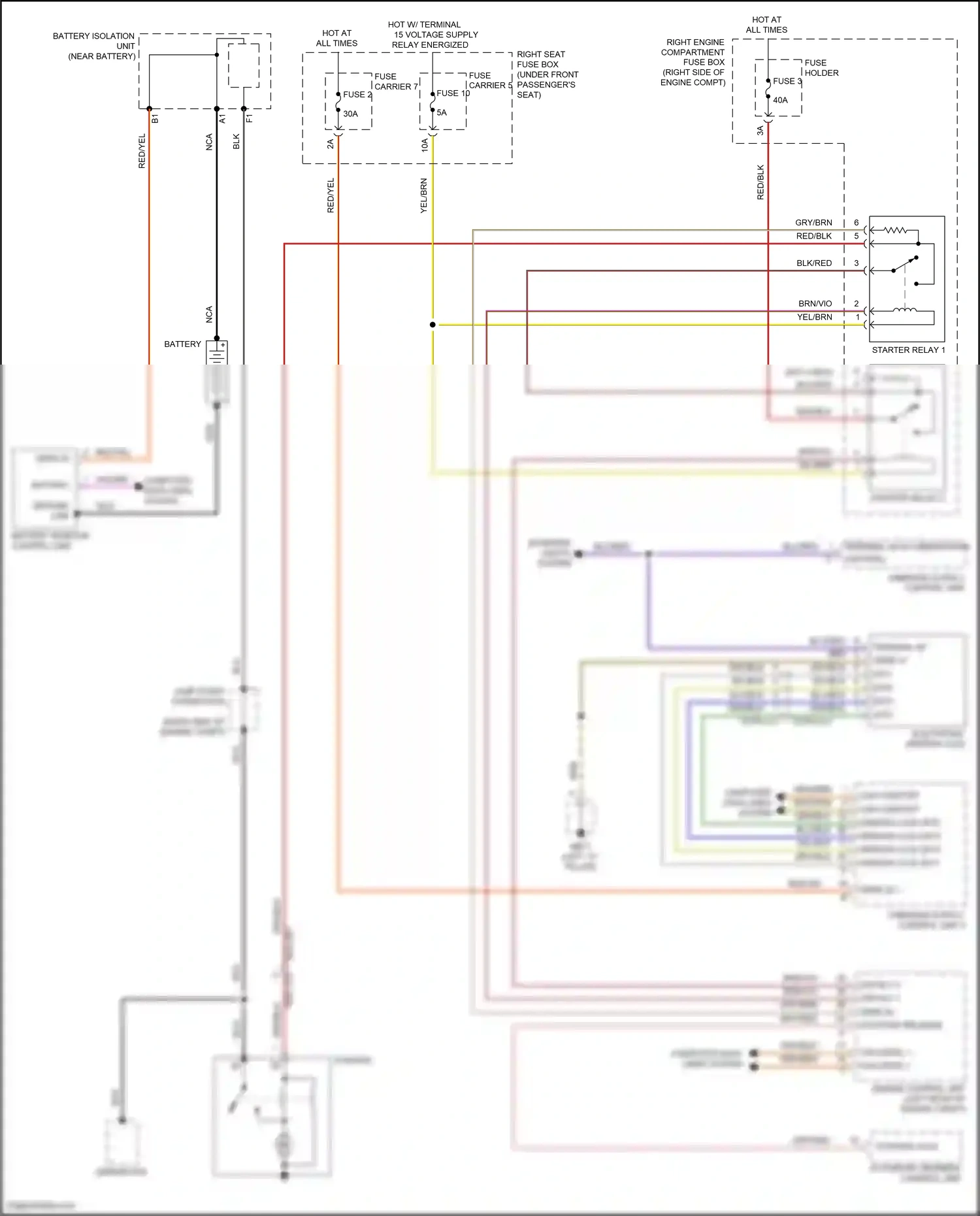 Porsche Panamera 971 (2016-2020) engine control unit wiring diagram  (9 of 28)