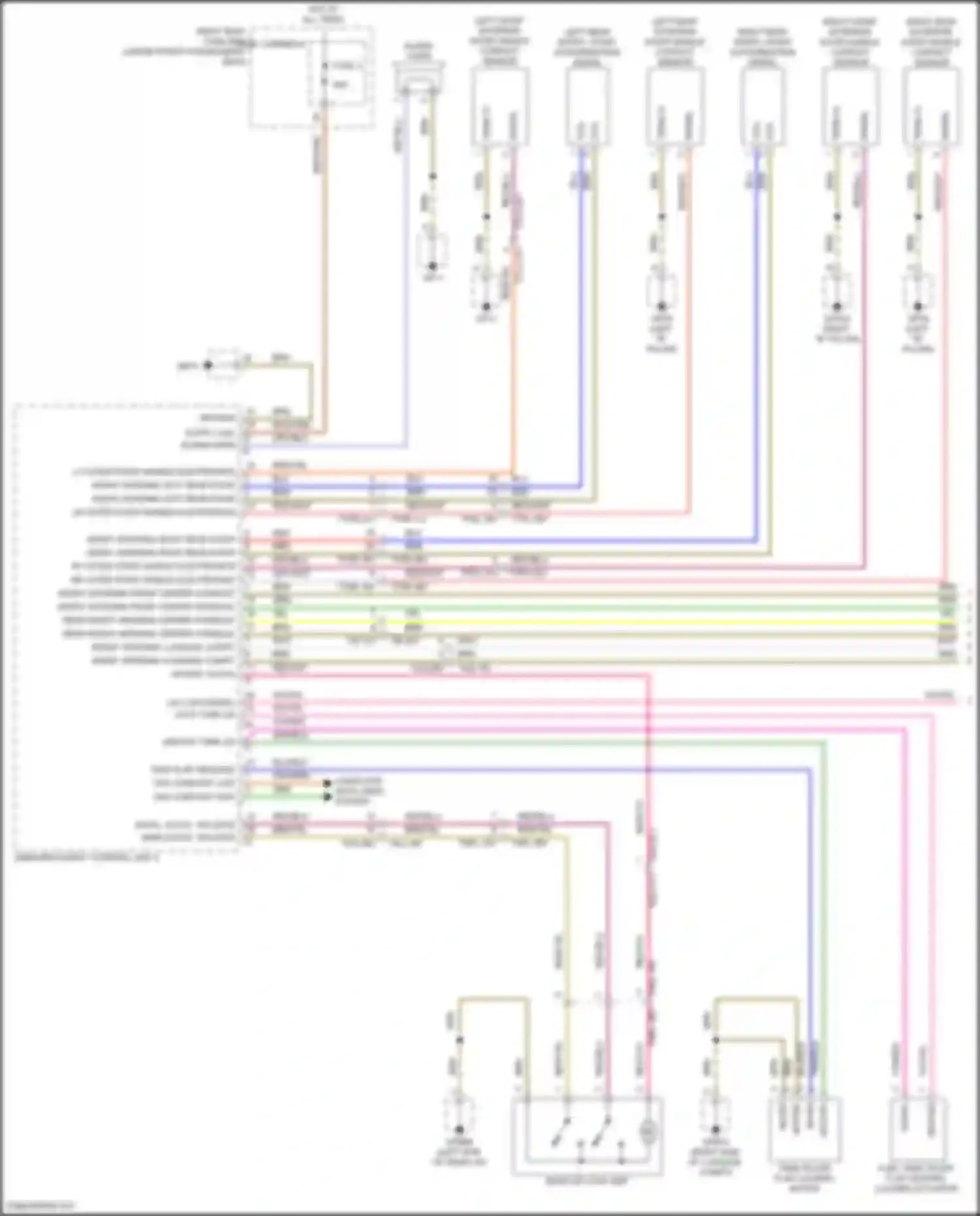 Panamera Porsche 972 (2023-2024): Anti-theft circuit (1 of 4)