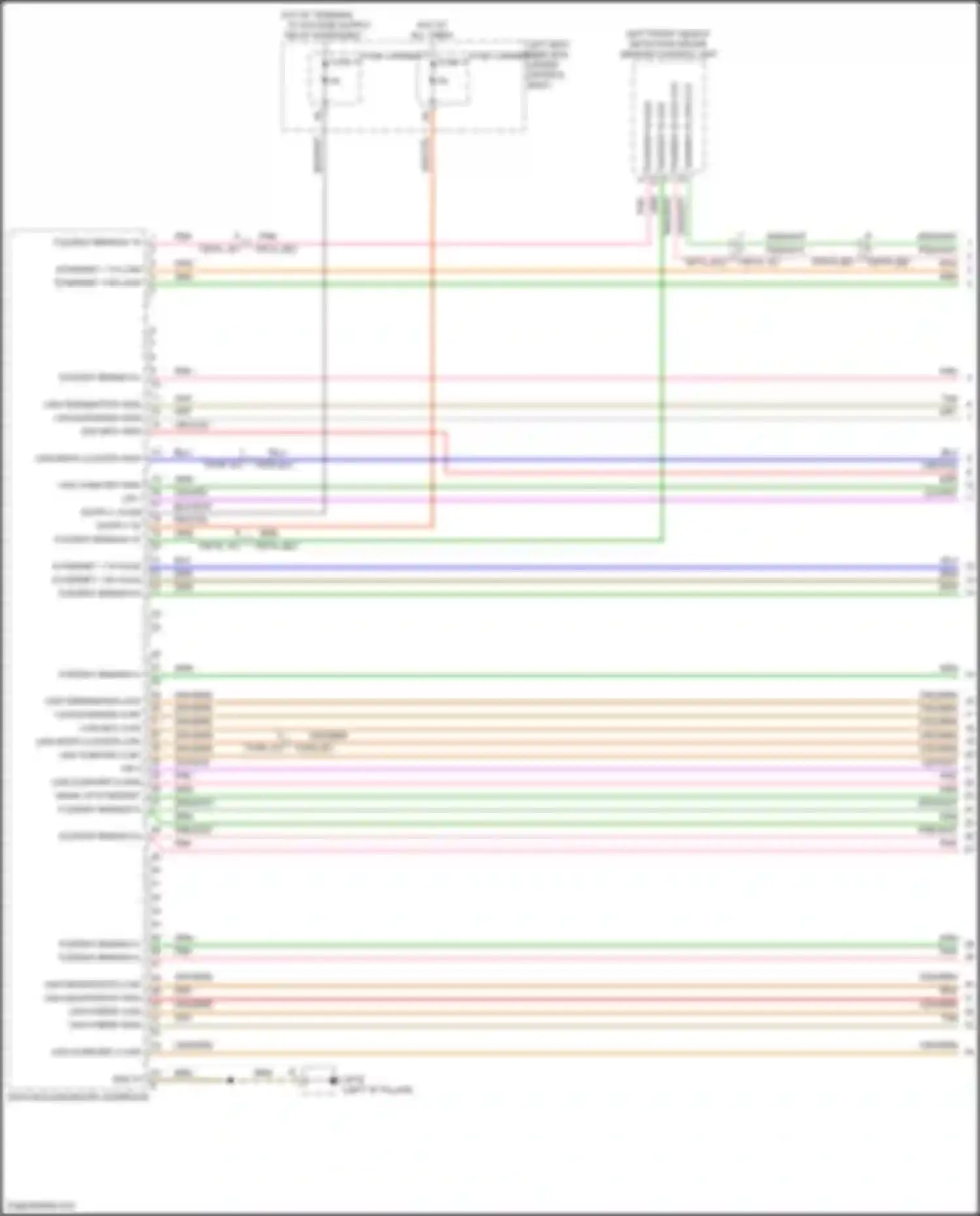 Panamera Porsche 972 (2023-2024): Computer data lines circuit (1 of 9)