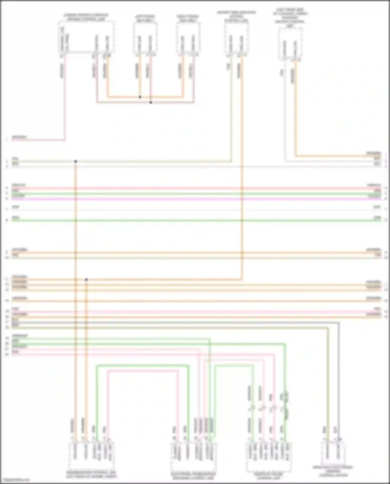 Panamera Porsche 972 (2023-2024): Computer data lines circuit (4 of 9)