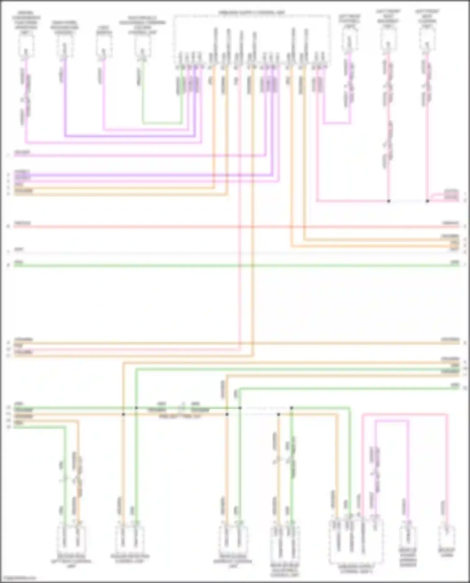 Panamera Porsche 972 (2023-2024): Computer data lines circuit (7 of 9)