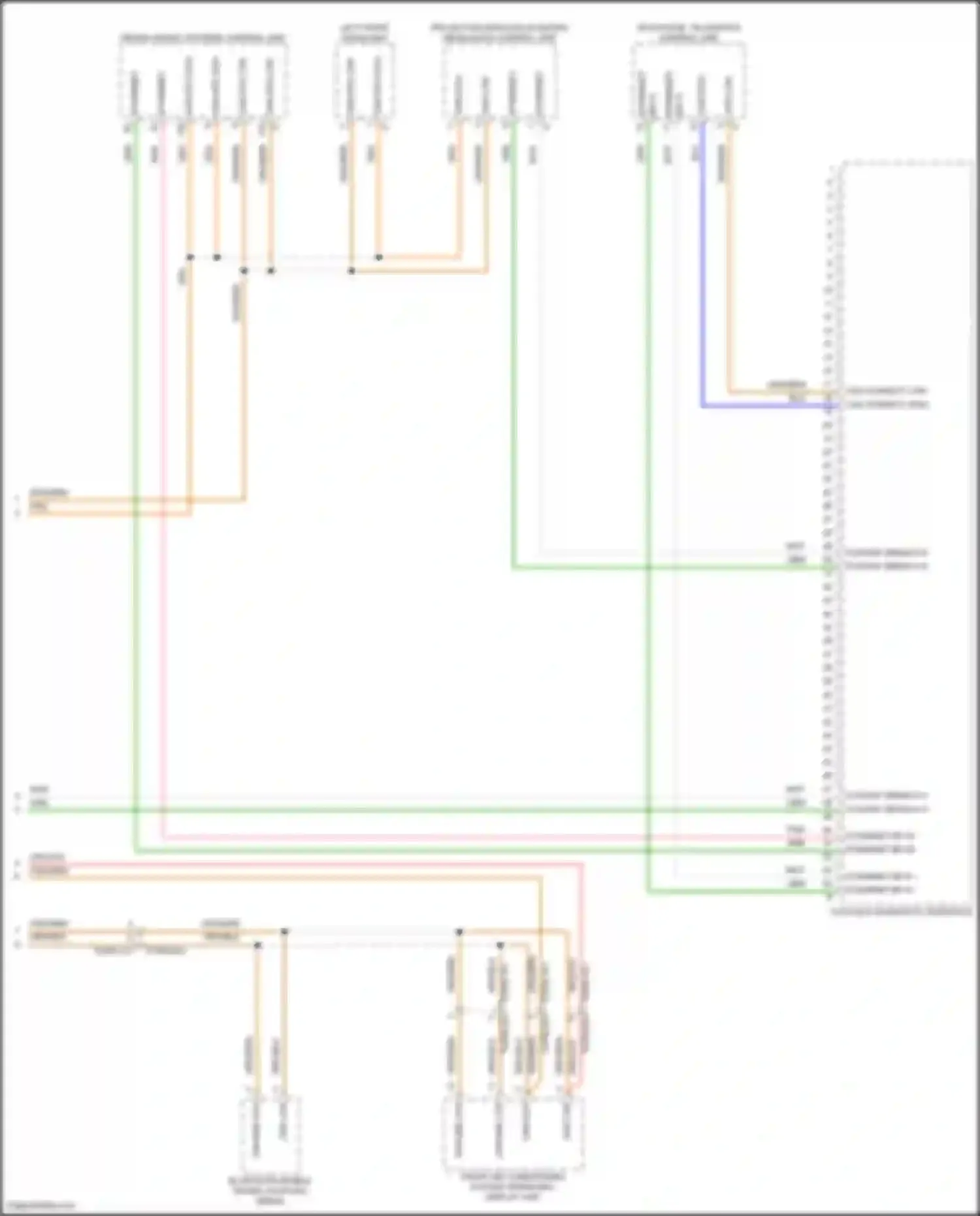 Panamera Porsche 972 (2023-2024): Computer data lines circuit (9 of 9)