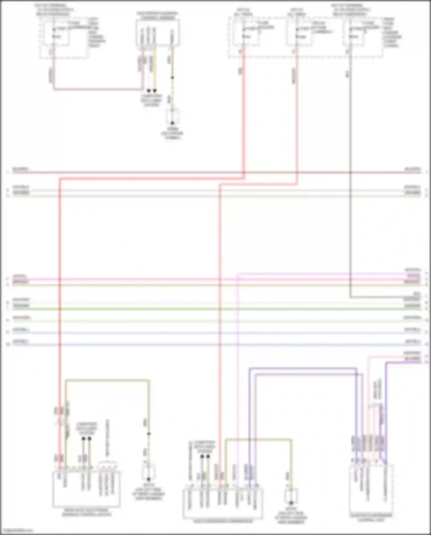 Panamera Porsche 972 (2023-2024): Electronic suspension circuit (2 of 4)