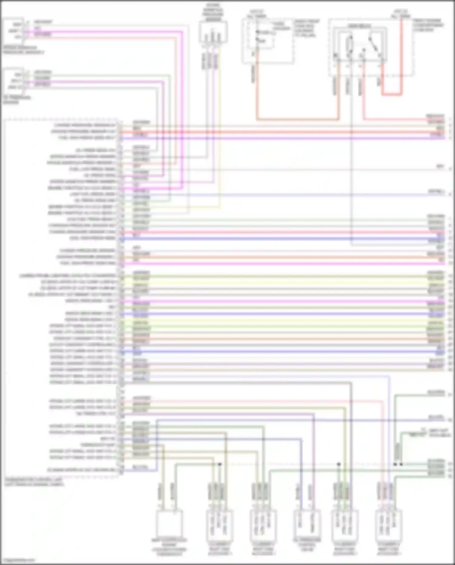 Panamera Porsche 972 (2023-2024): Wiring diagram engine performance 2.9l turbo (1 of 12)