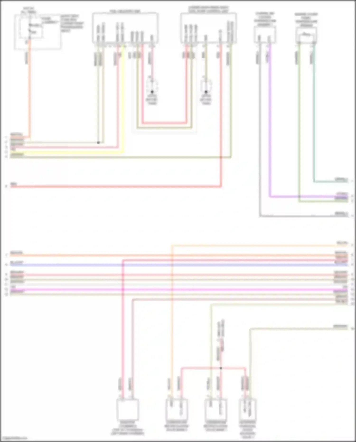 Panamera Porsche 972 (2023-2024): Wiring diagram engine performance 2.9l turbo (11 of 12)