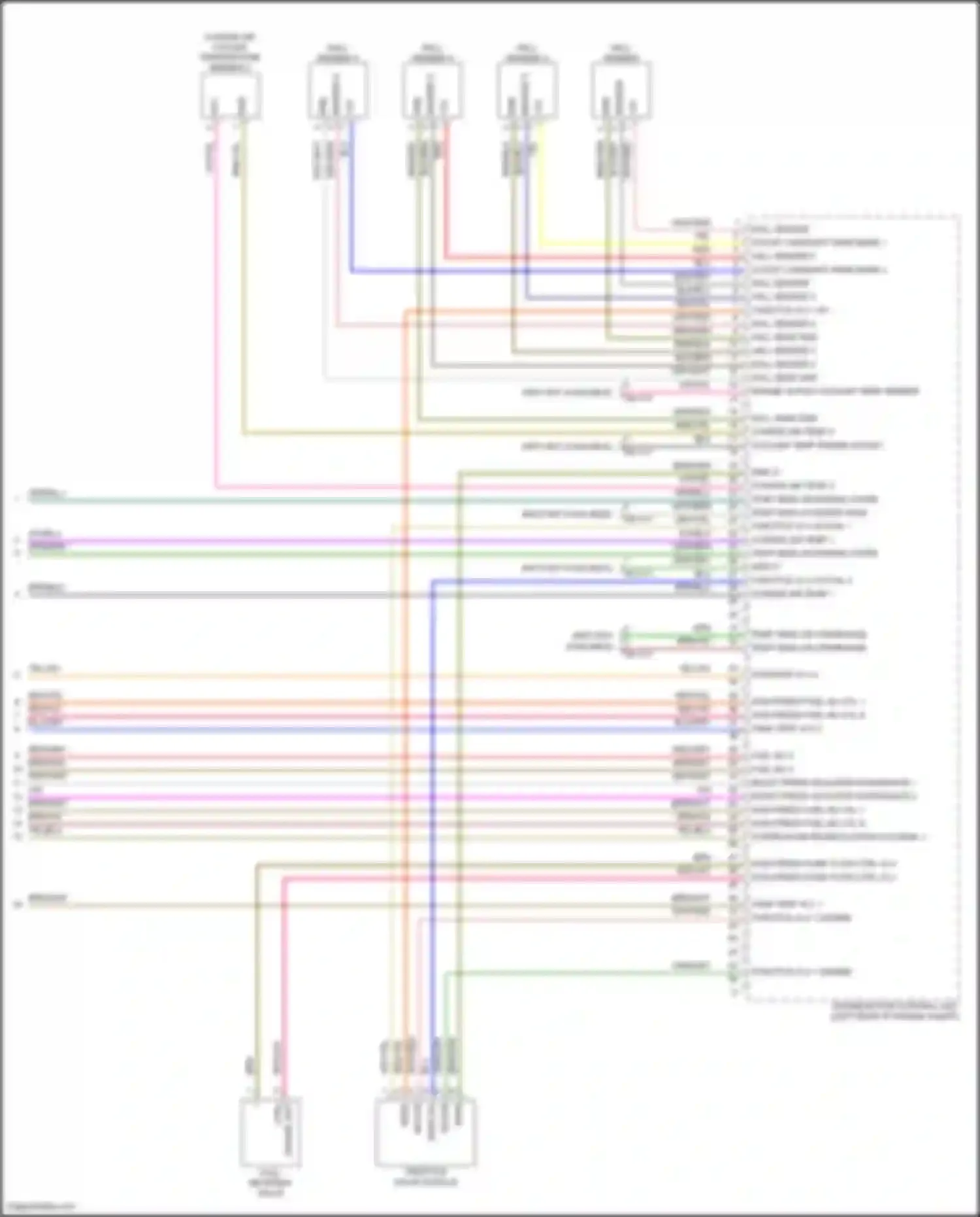Panamera Porsche 972 (2023-2024): Wiring diagram engine performance 2.9l turbo (12 of 12)